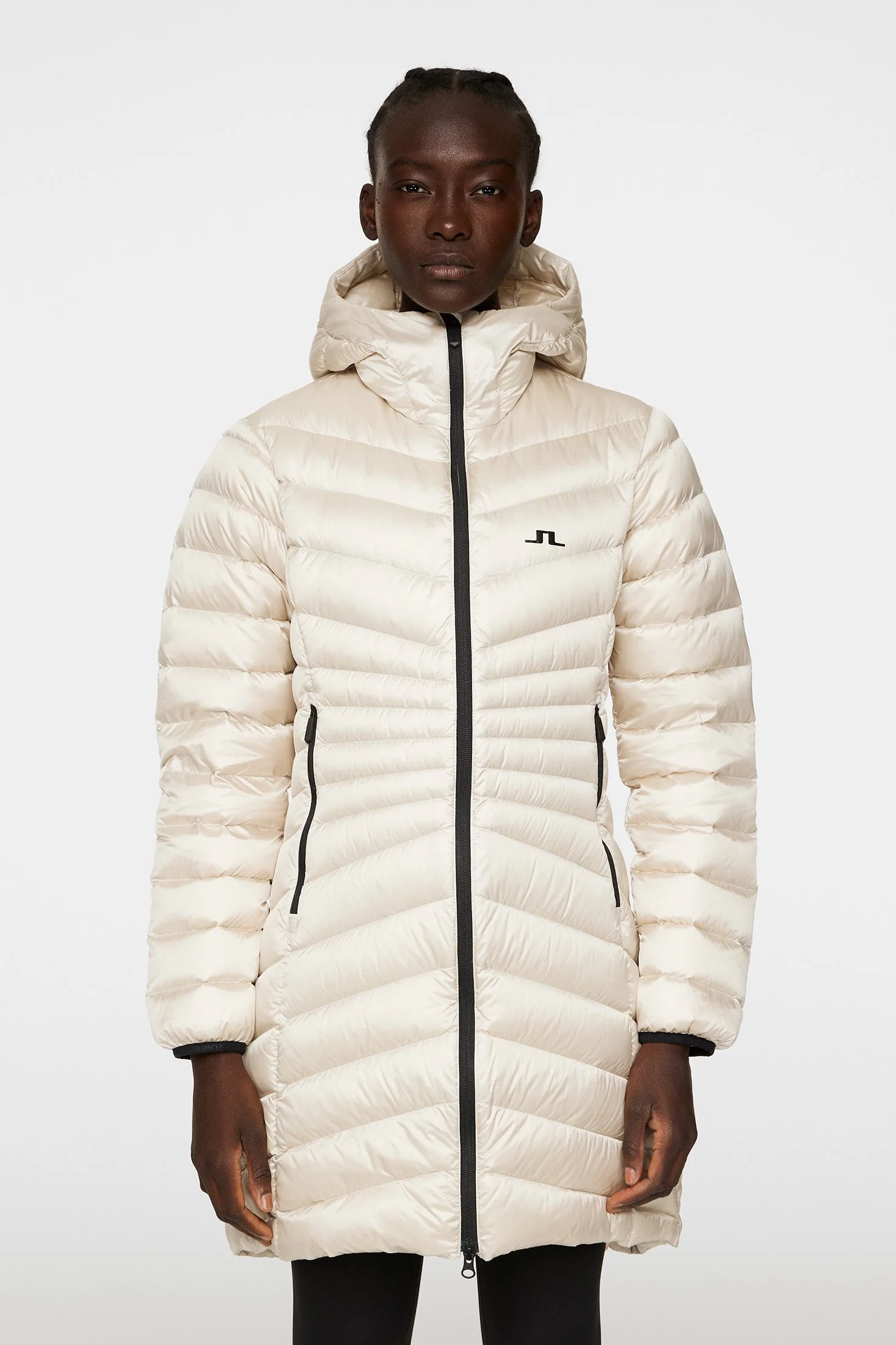 Lara Light Down Parka Black