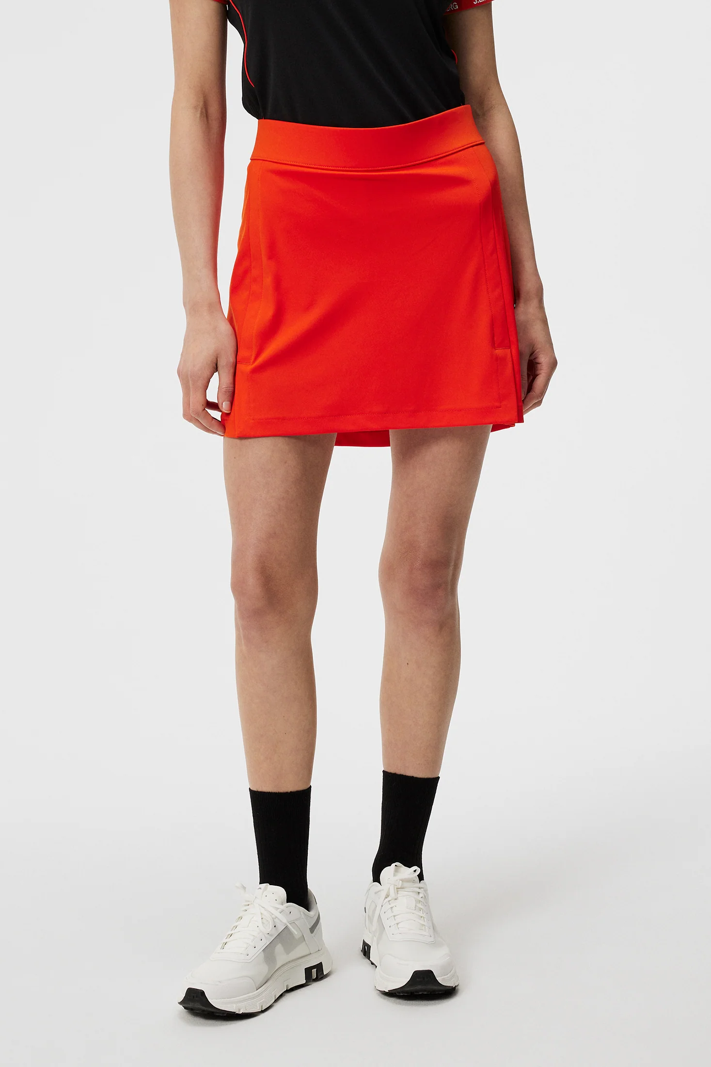 Amelie Mid Skirt Light Grey Melange