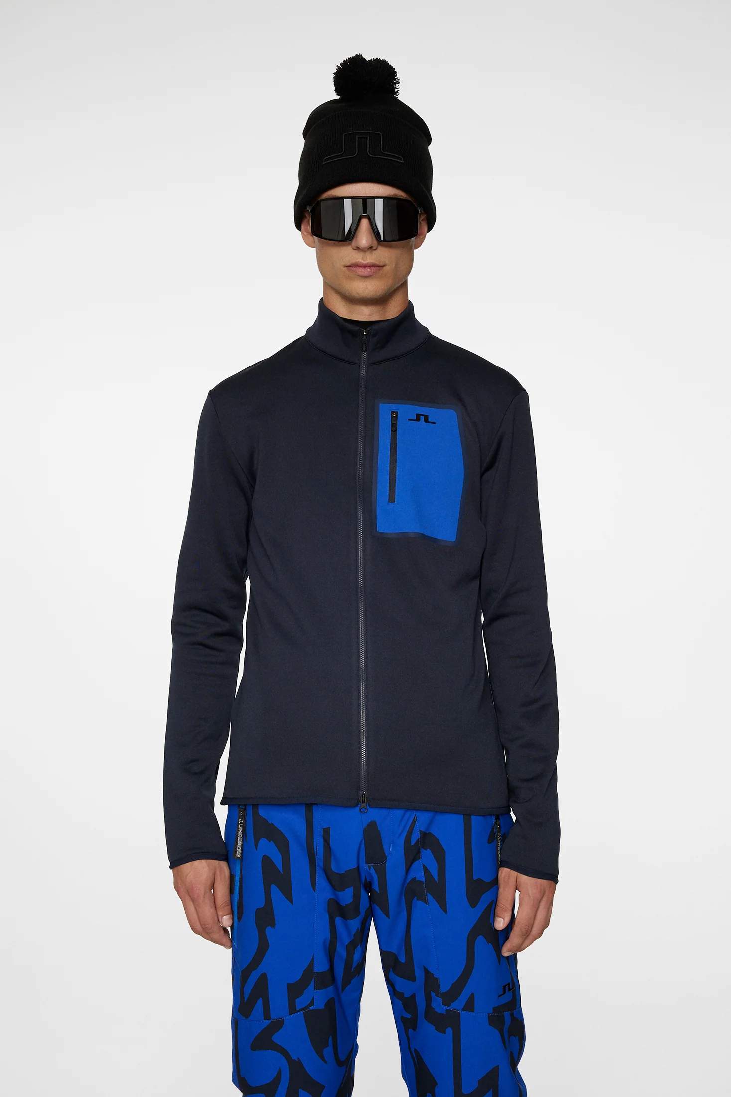 Wayne Polartec Mid Layer JL Navy