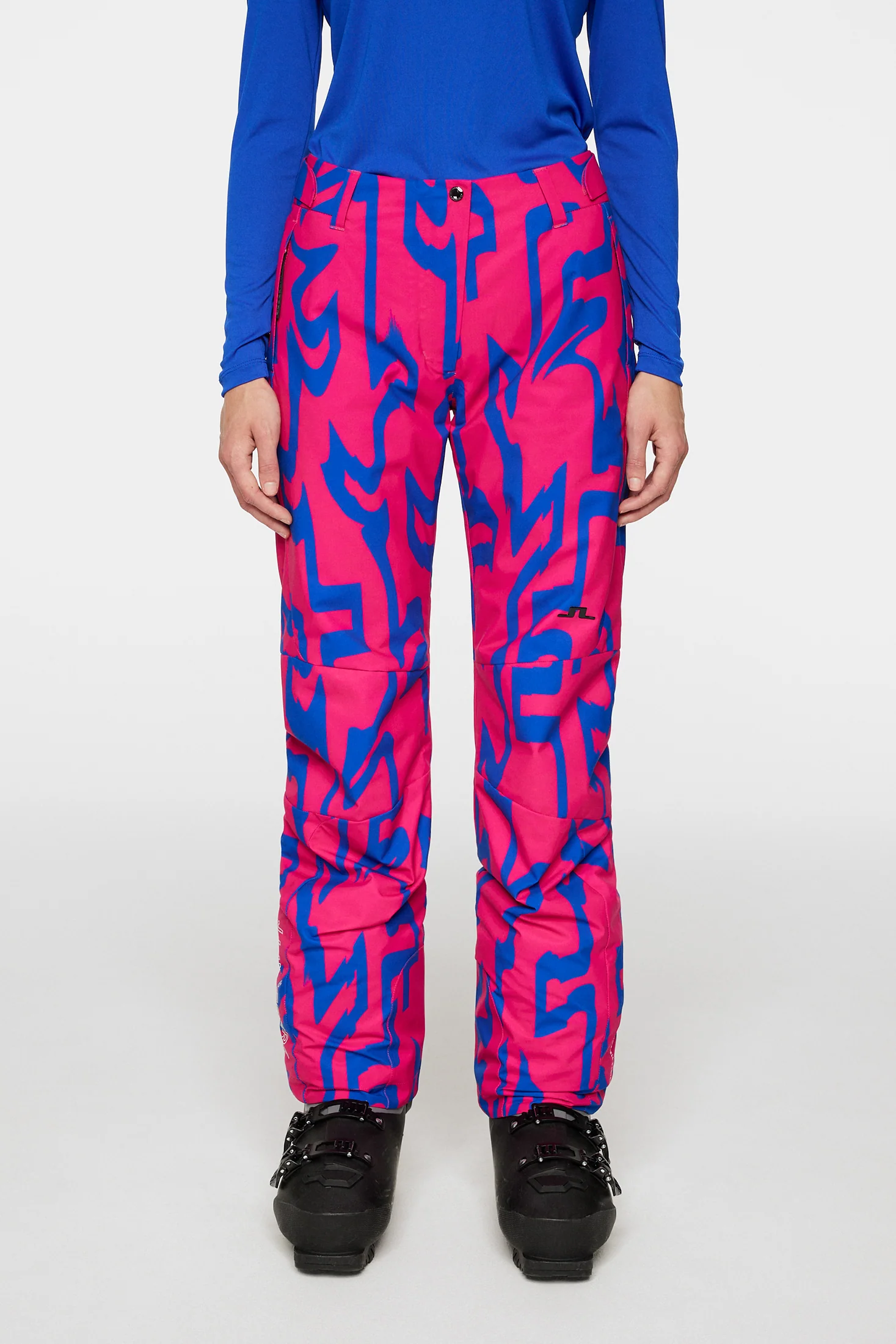 Pauline Pant Printed Glitch Bridge Pink