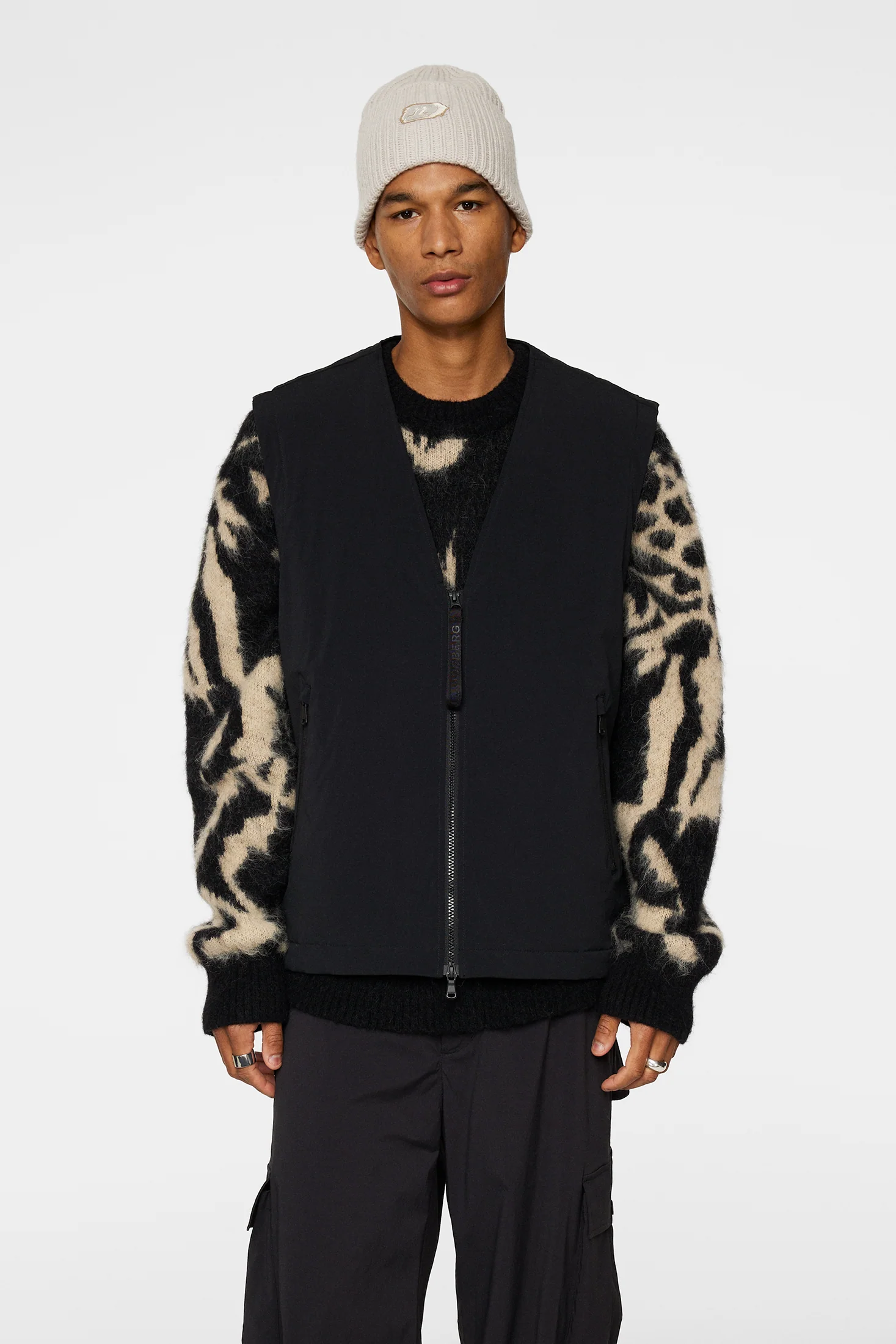Cain Padded Vest Black