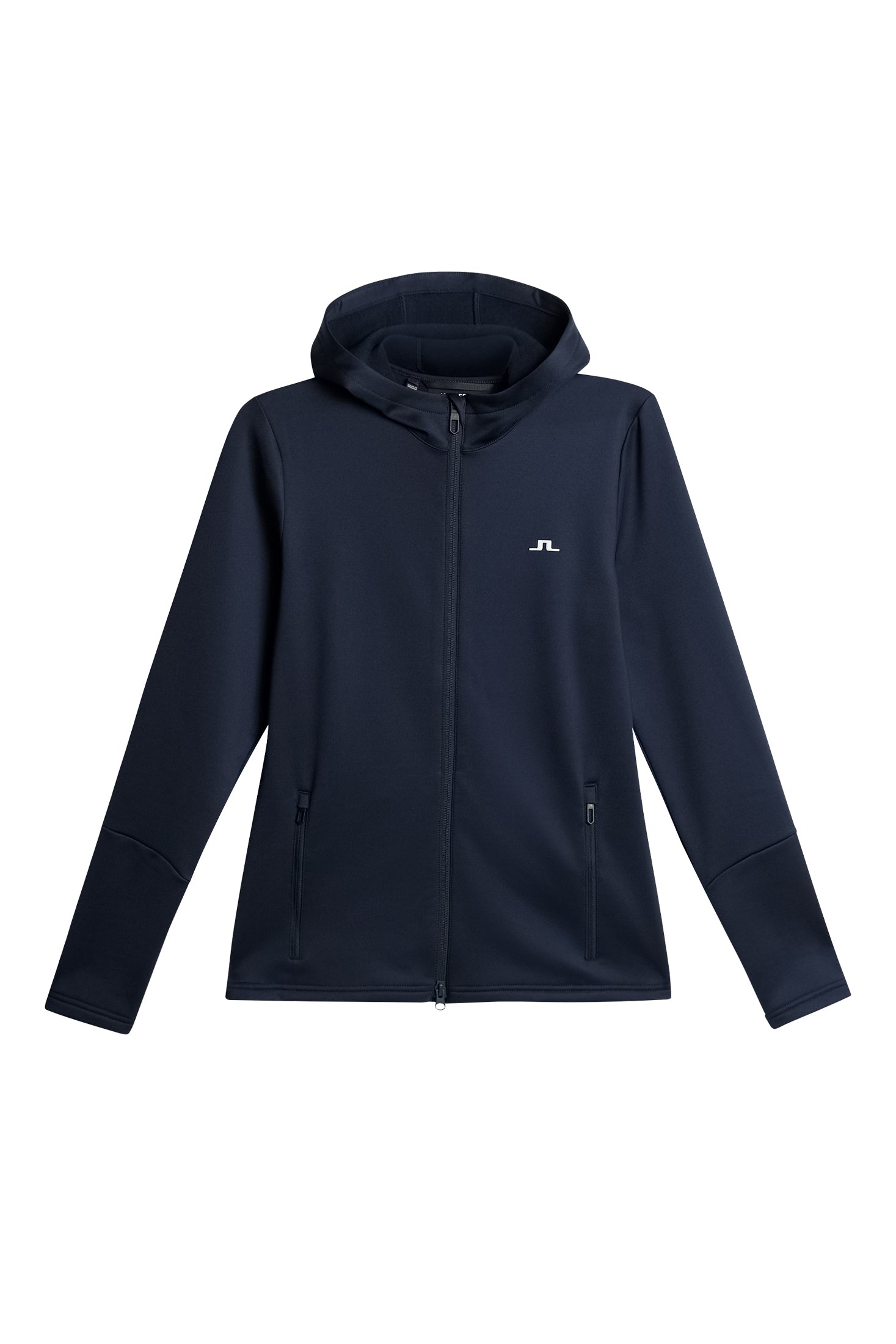 W Aerial Zip Hood Black