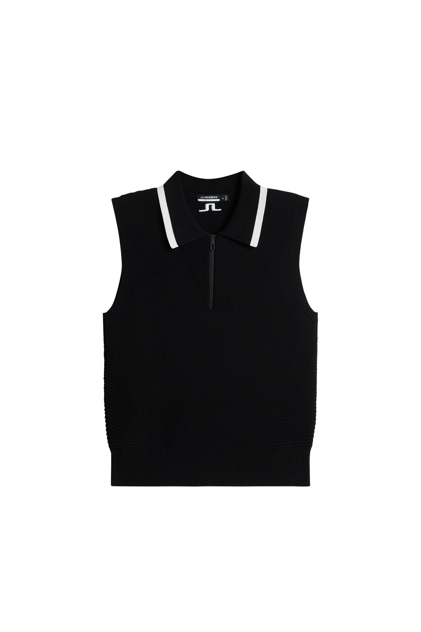 Ramona Knitted Polo Shirt Black