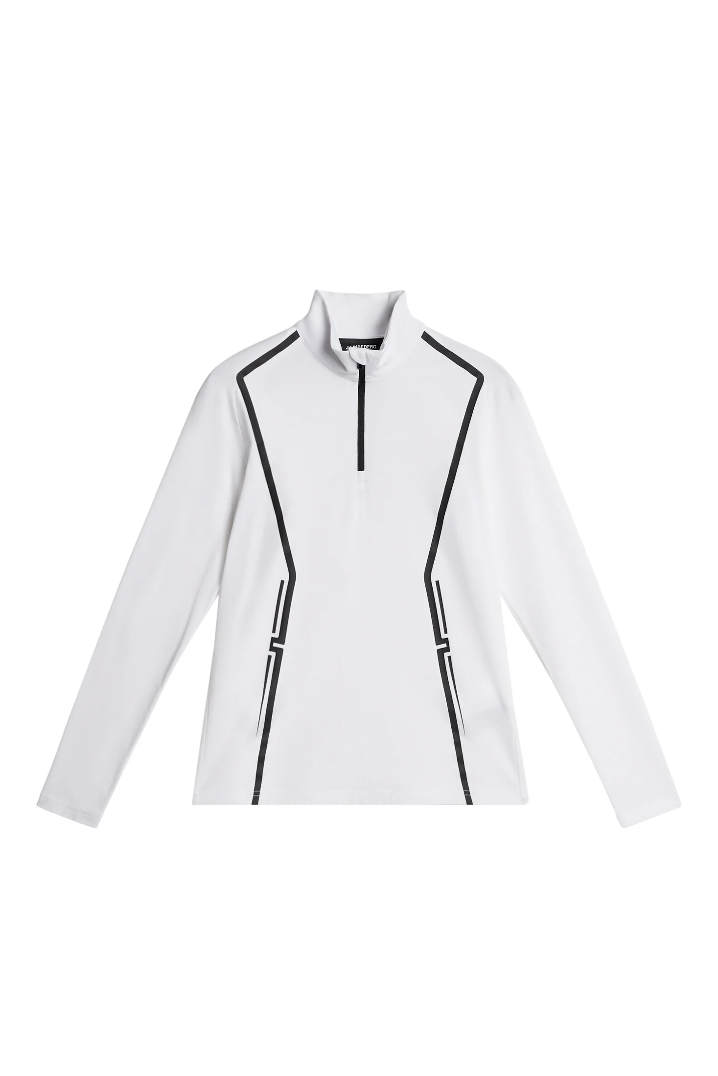 Lina Quarter Zip Mid Layer White