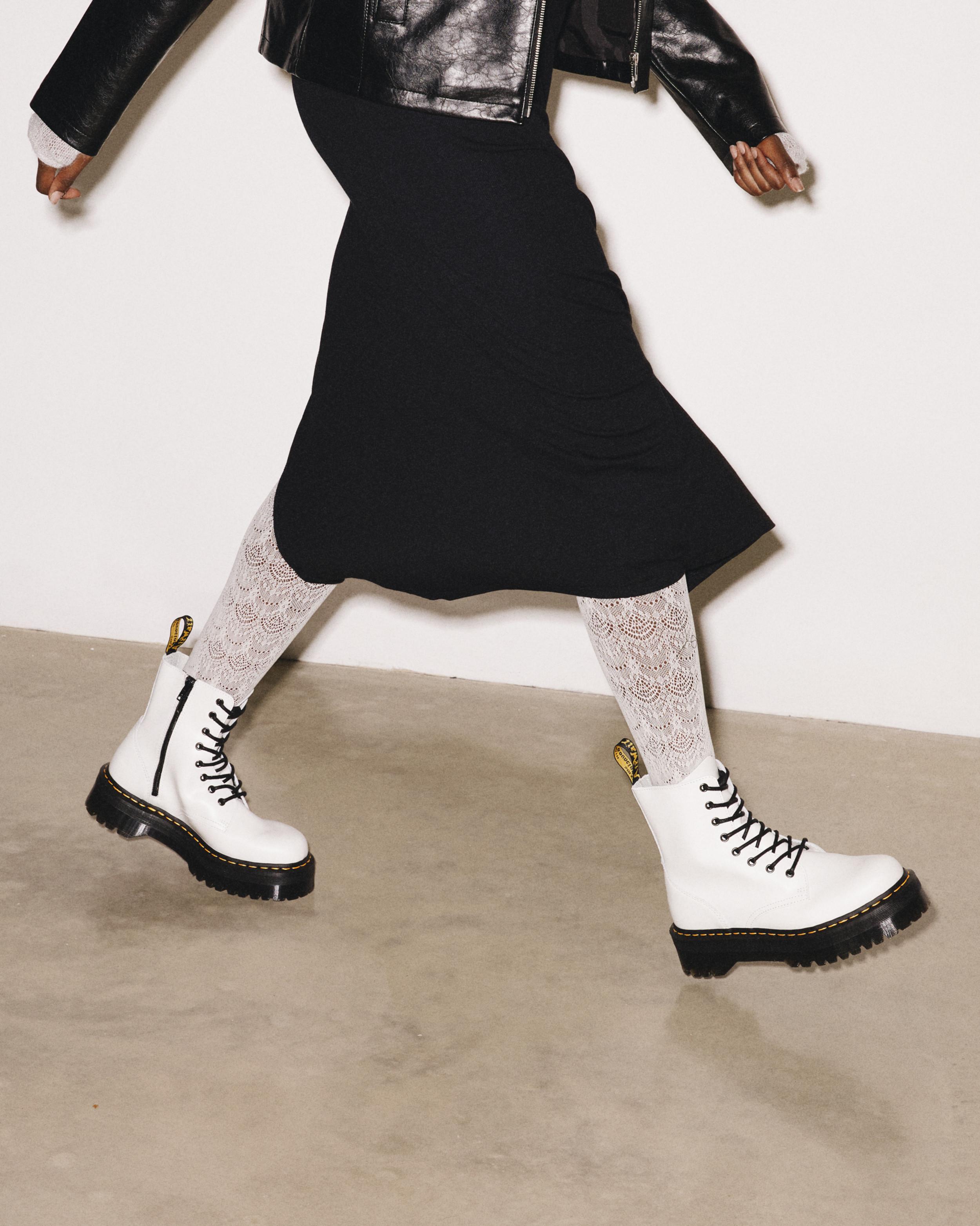 Jadon Smooth Leather Platform Boots