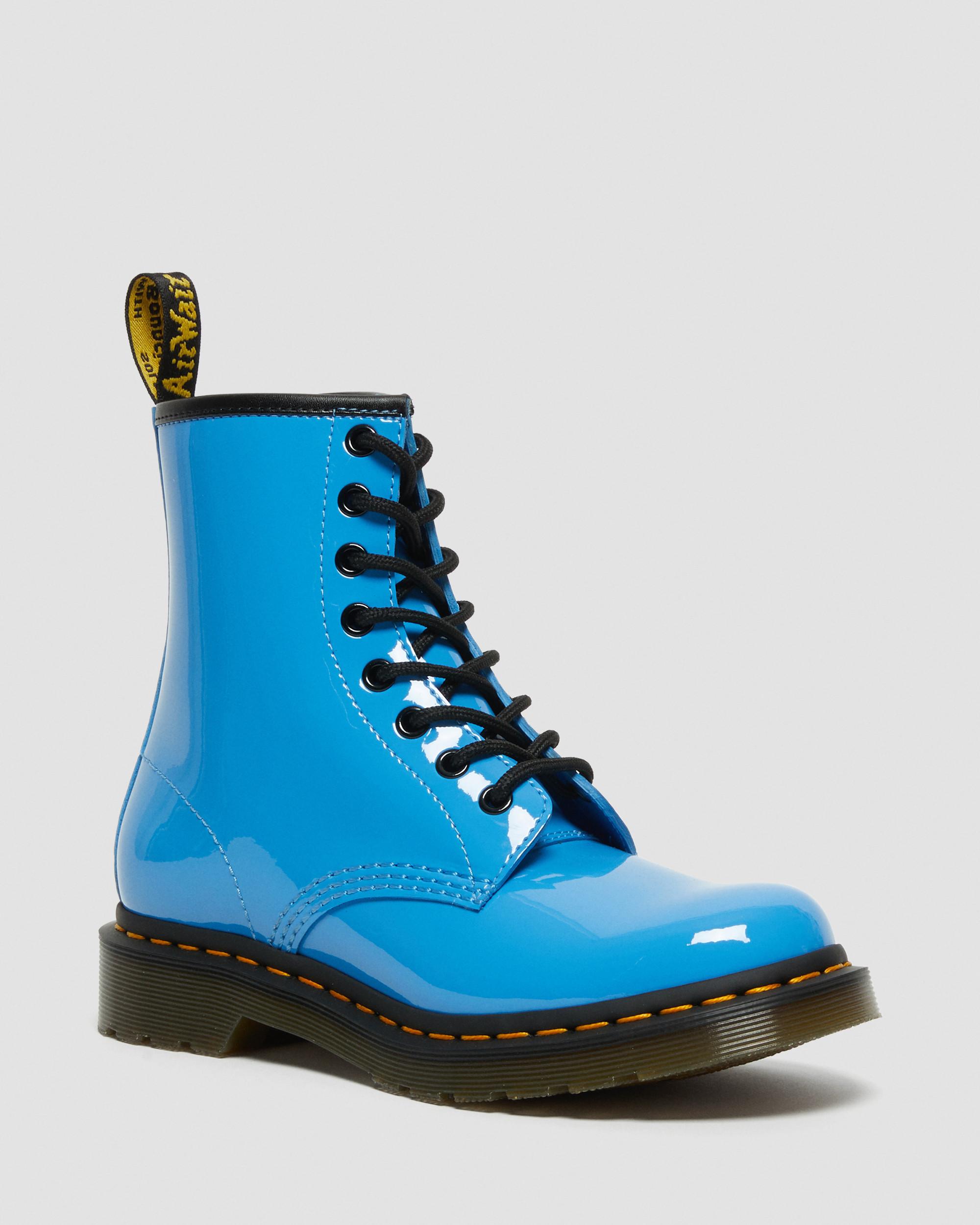 1460 Patent Leather Lace Up Boots