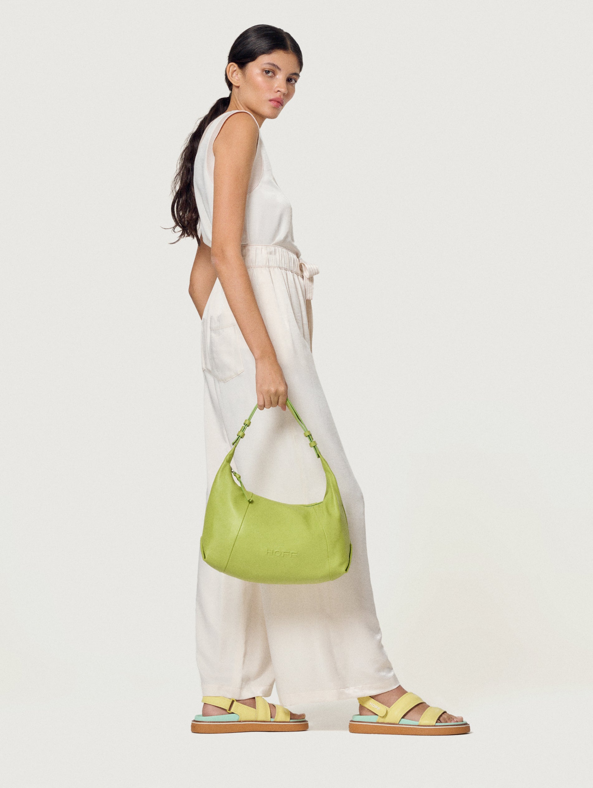 BOLSO HOBO PIEL MUSEUM VERDE