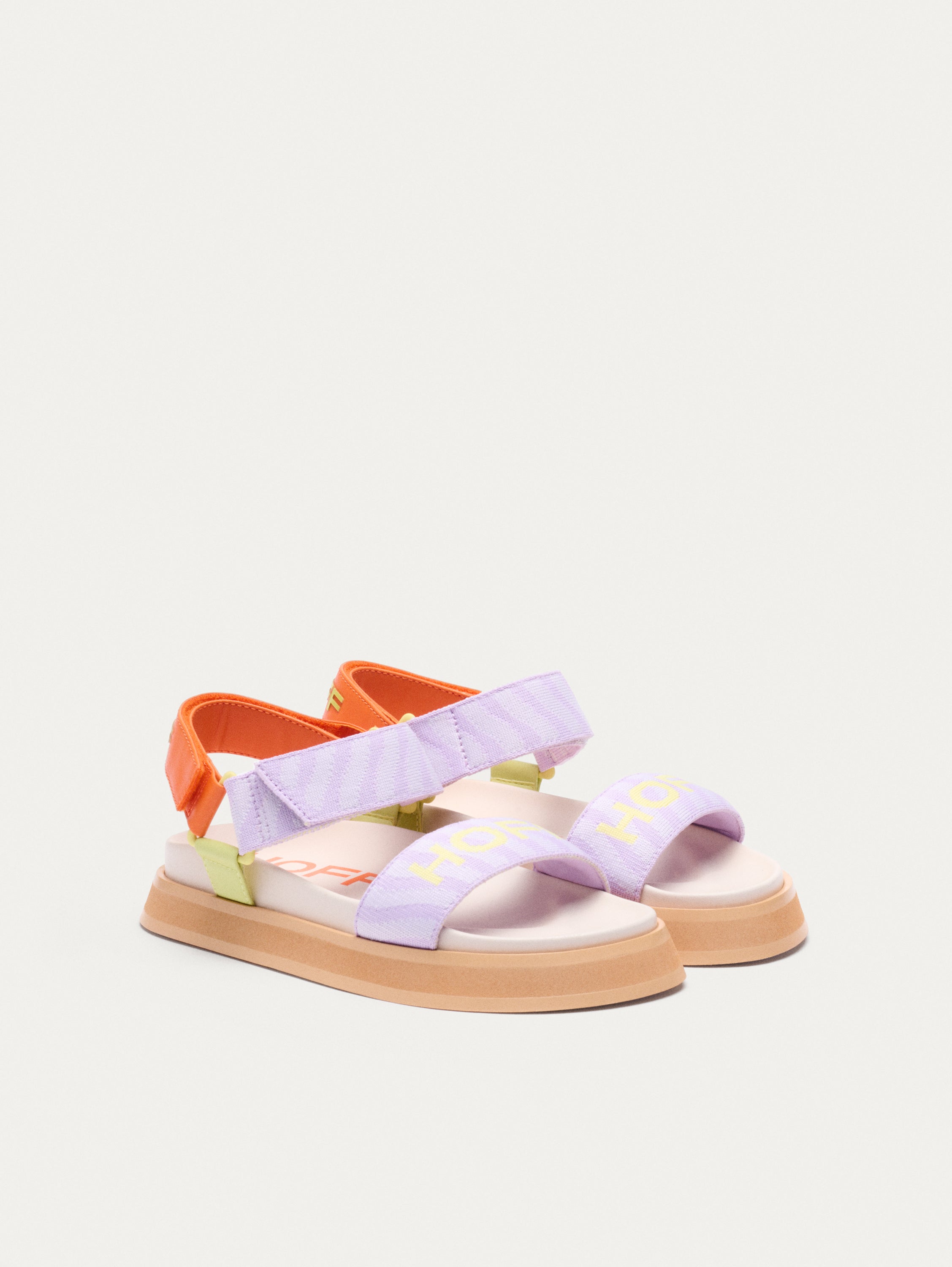 SANDALIA BIO TIRAS GARDEN LILA
