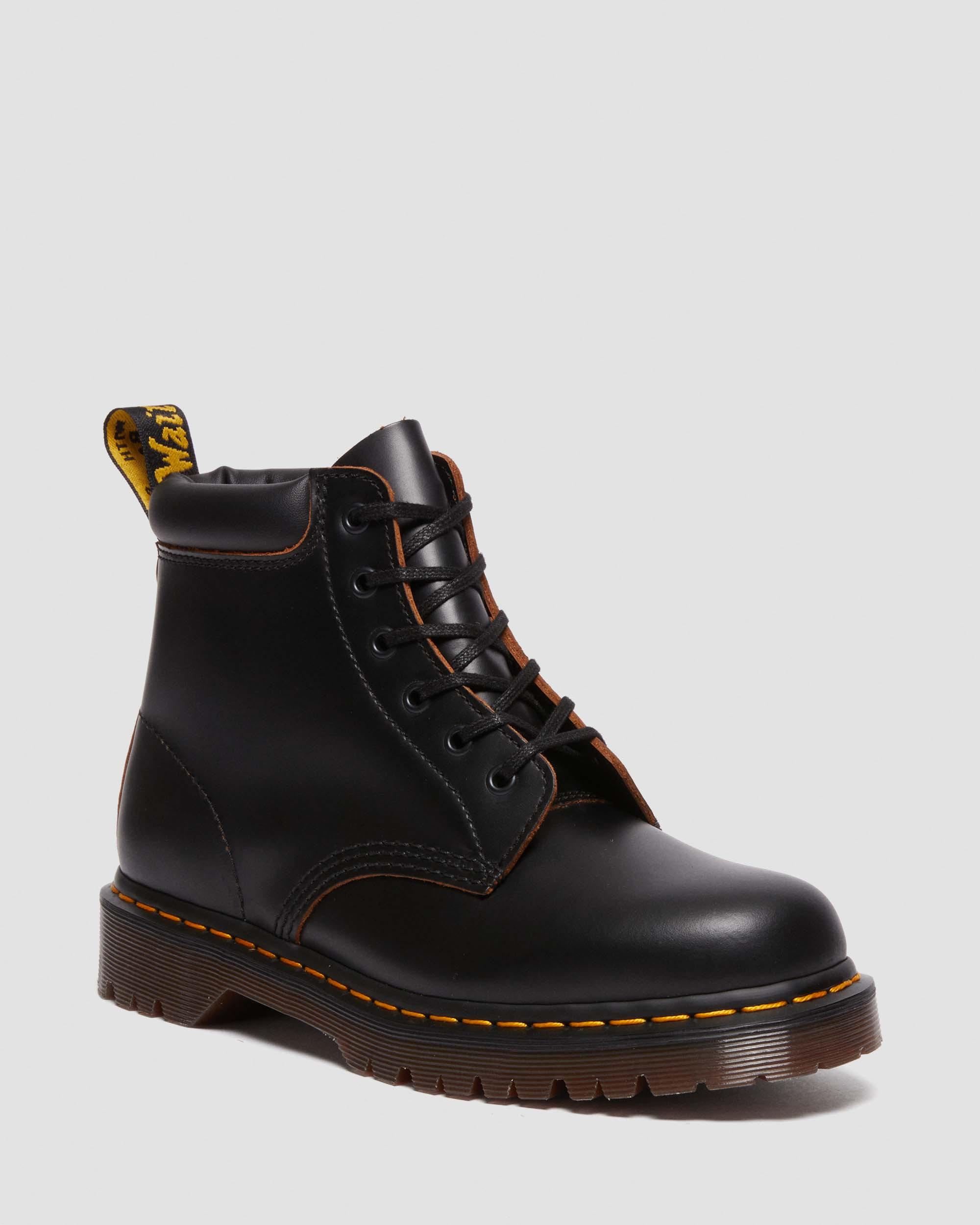939 Vintage Smooth Leather Ankle Boots
