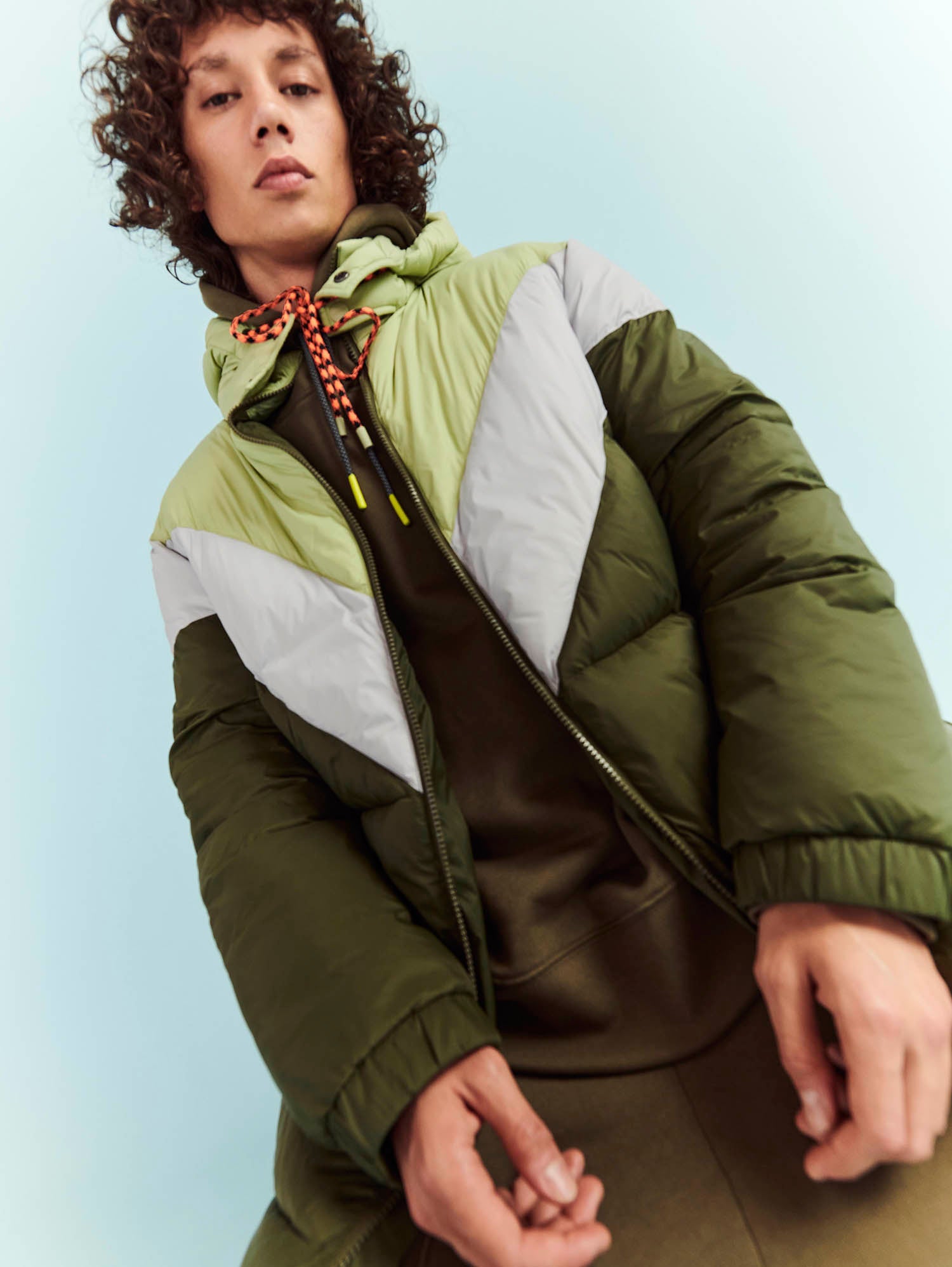 HIGHLAND PUFFER COAT KHAKI MAN