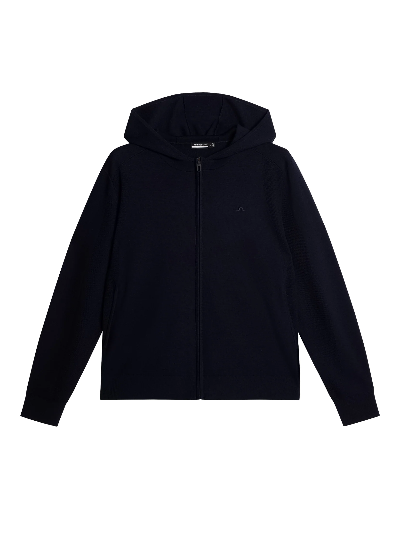 Cameron Hooded Knit Full Zip JL Navy