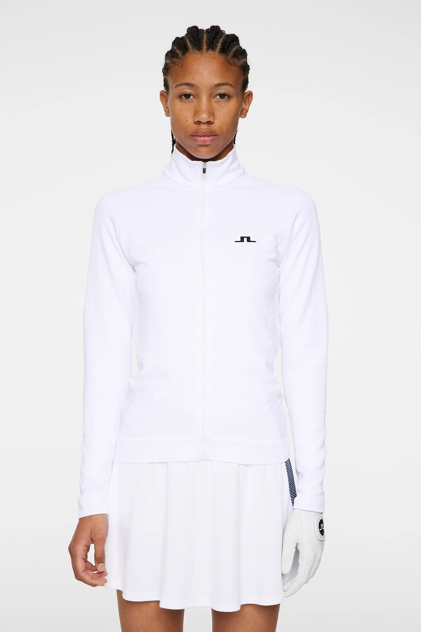 Elowen Seamless Mid Layer White