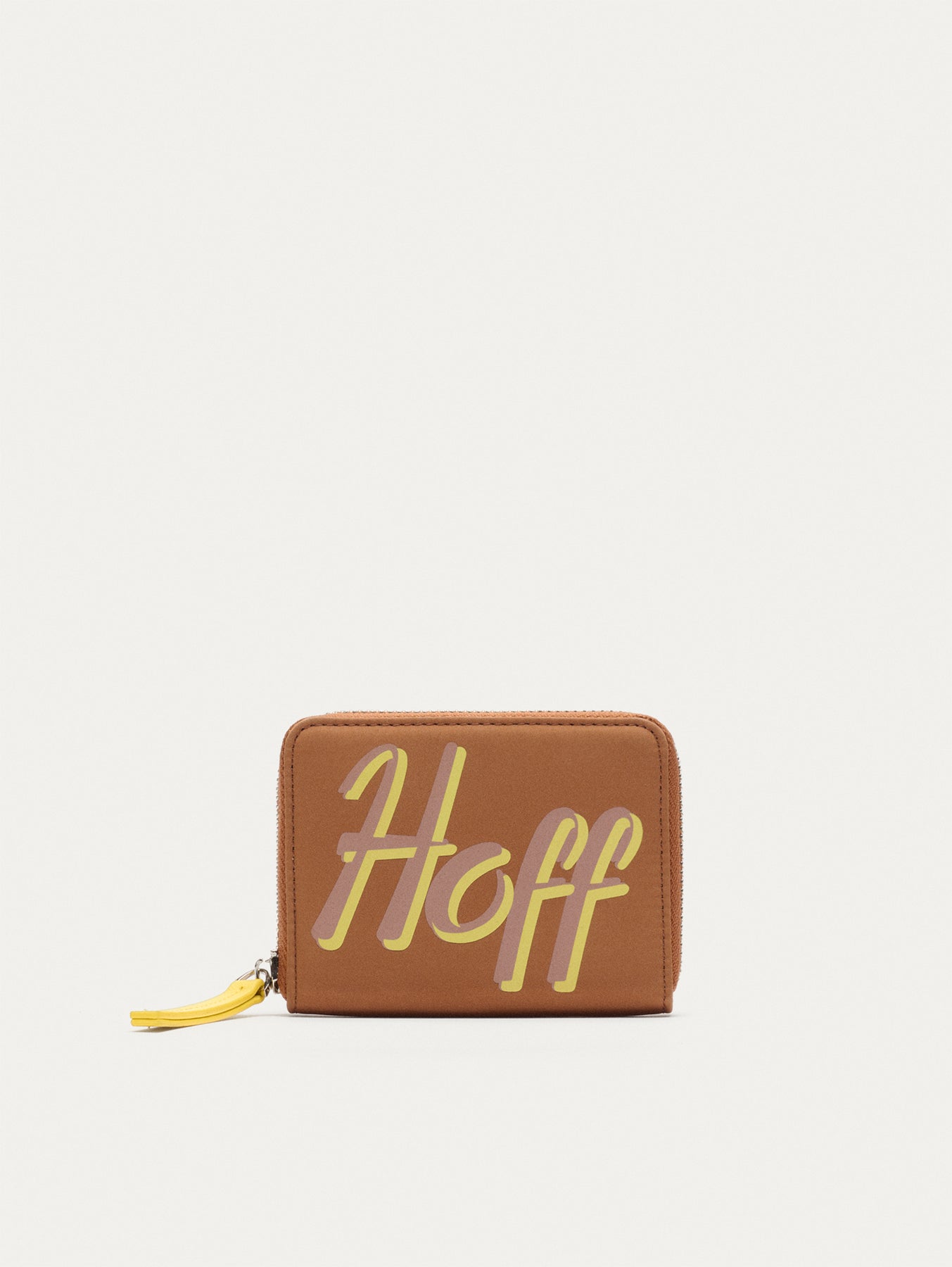 CARTERA NYLON LOGO MARRÓN