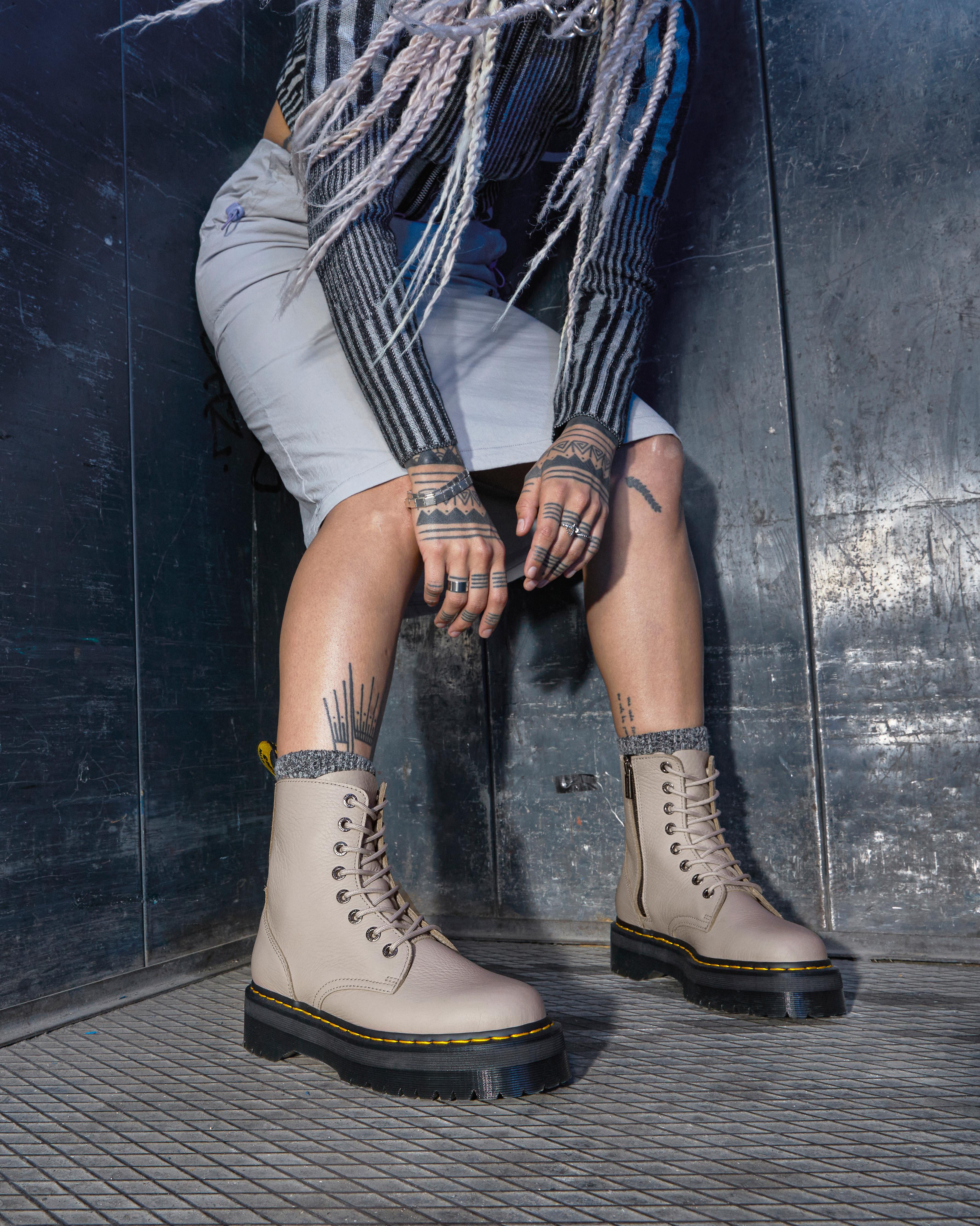 Jadon III Pisa Leather Platform Boots