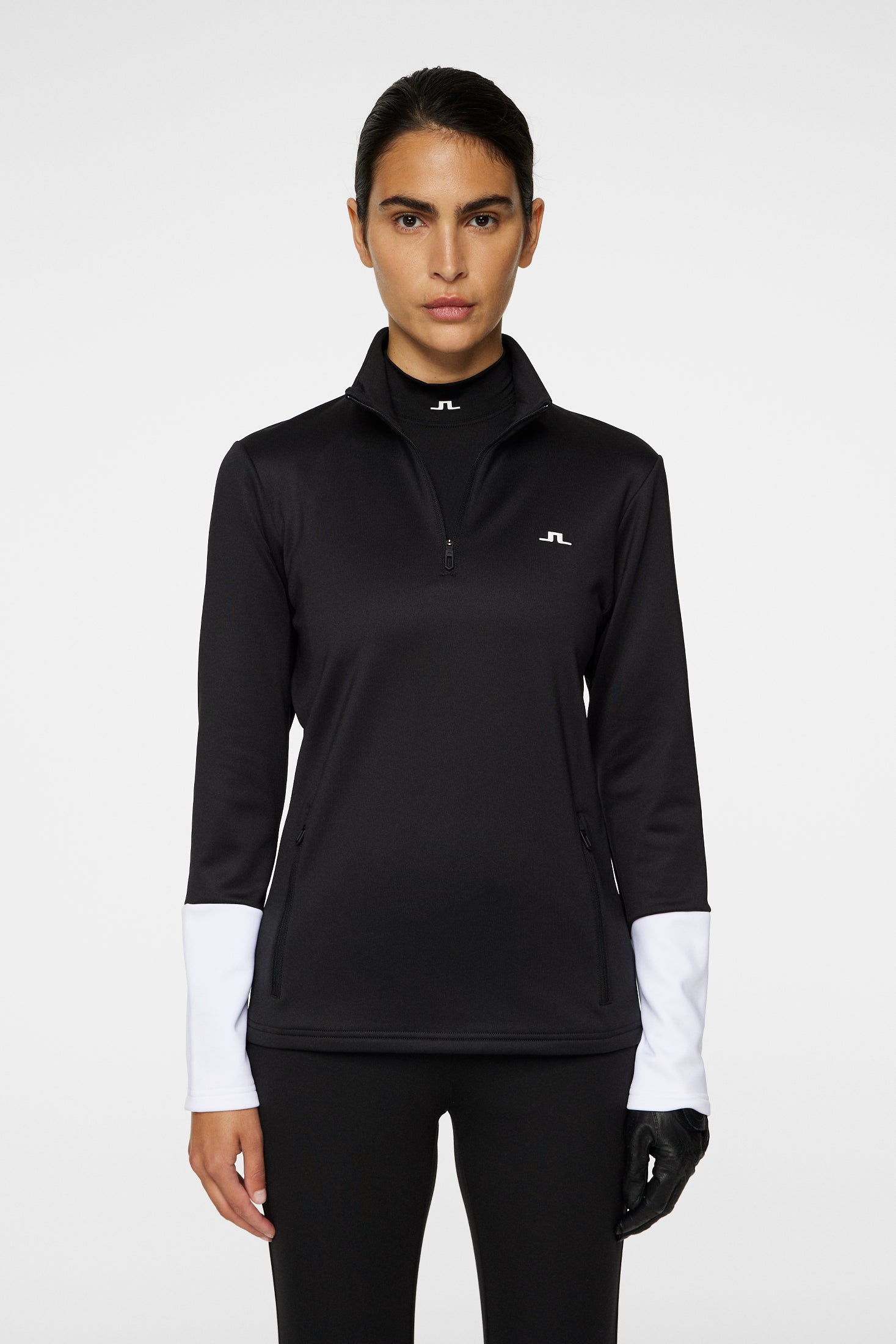 W Aerial Quarter Zip Mid Layer Moonbeam