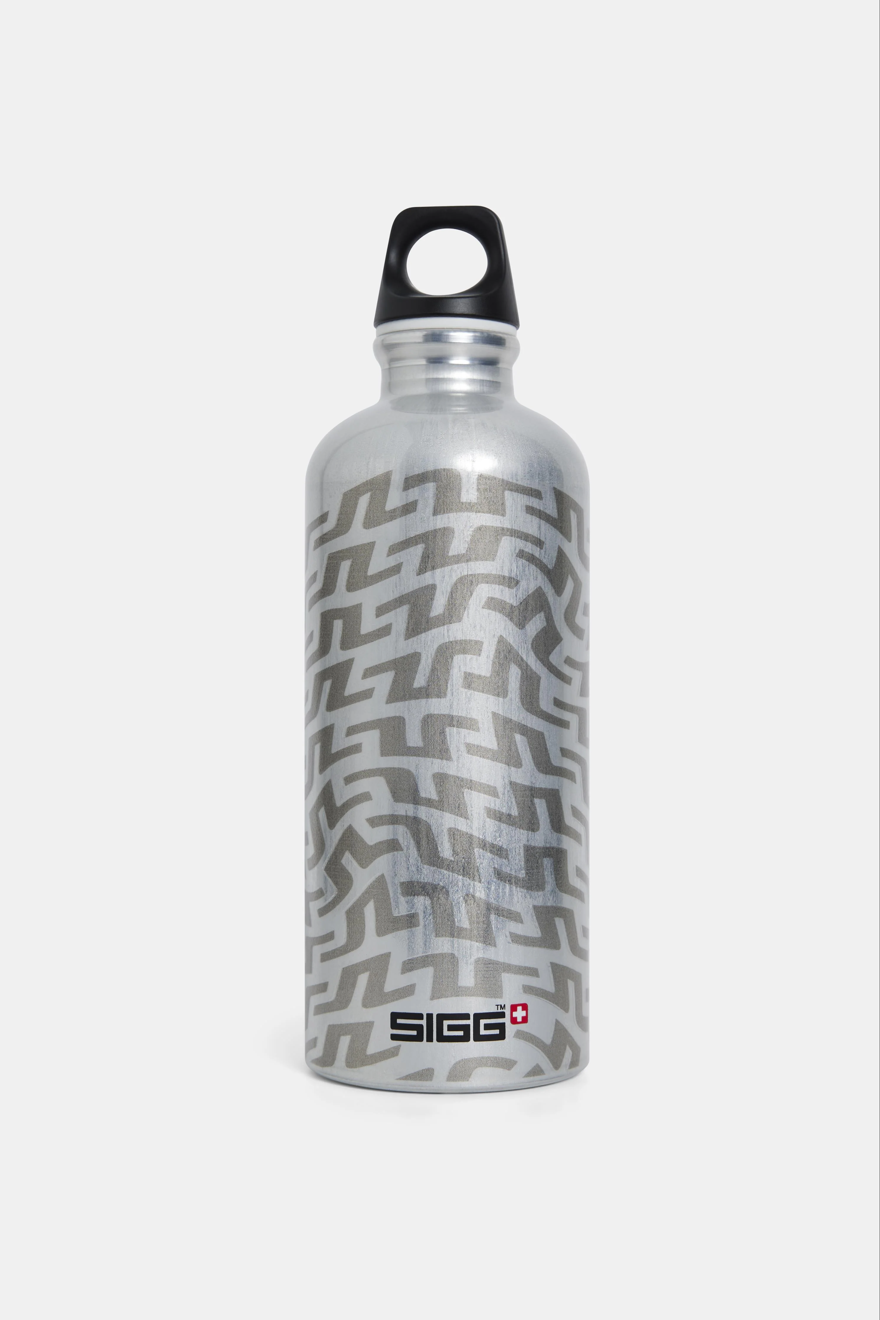 JL Water Bottle Metallic Logo Grey
