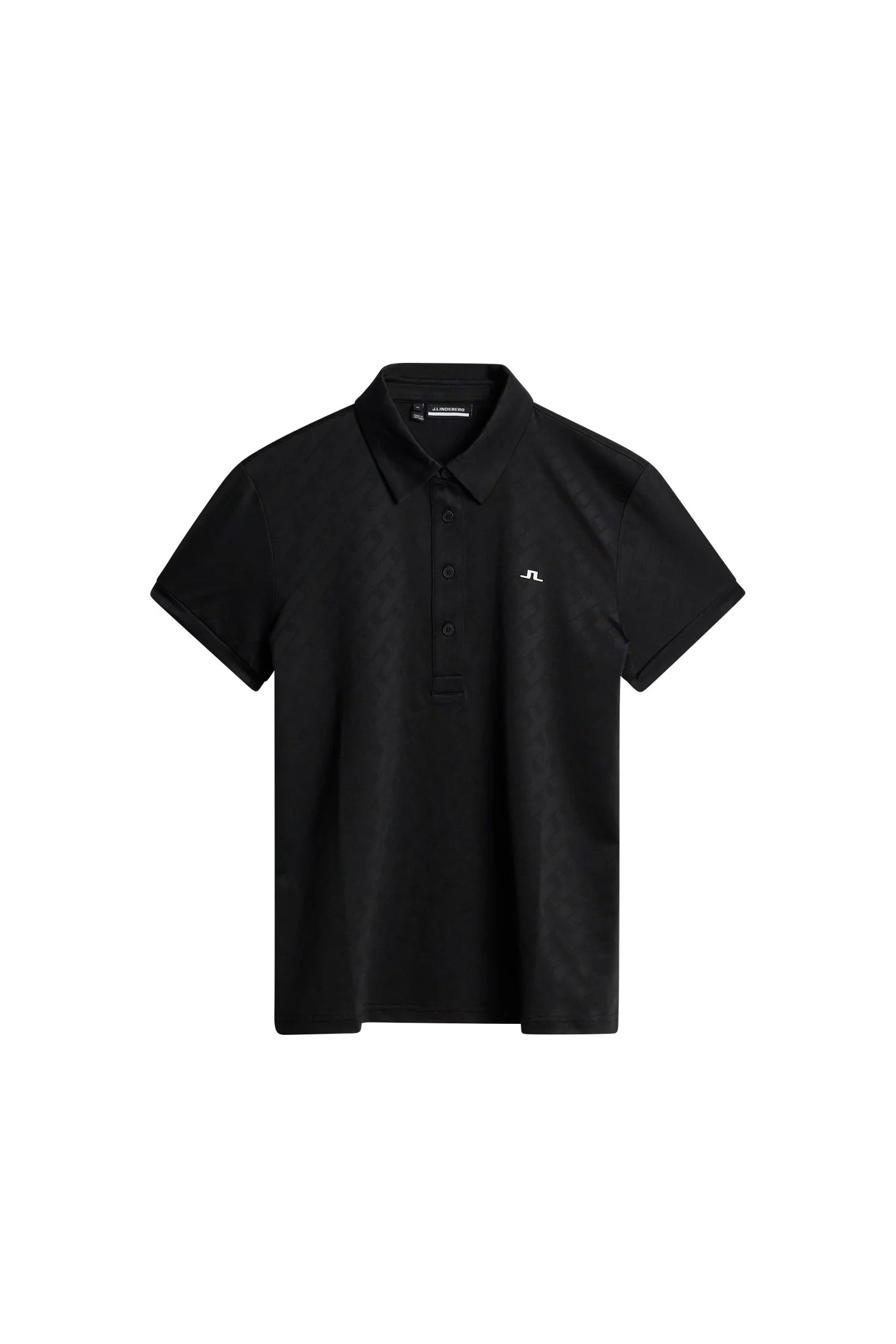 Alaya Jacquard Polo Black
