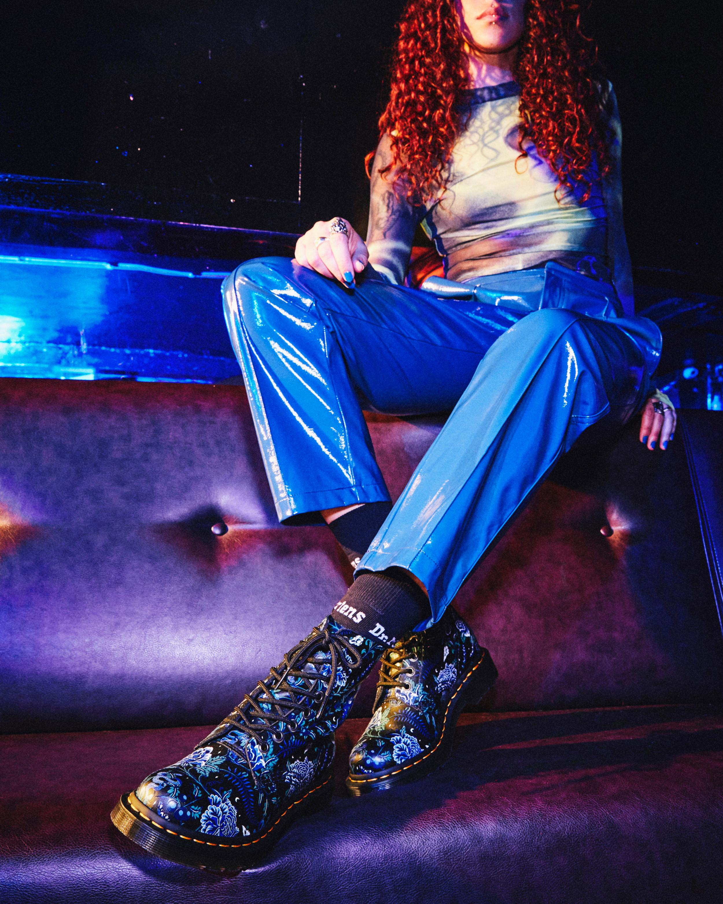 1460 Pascal Mystic Floral Lace Up Boots