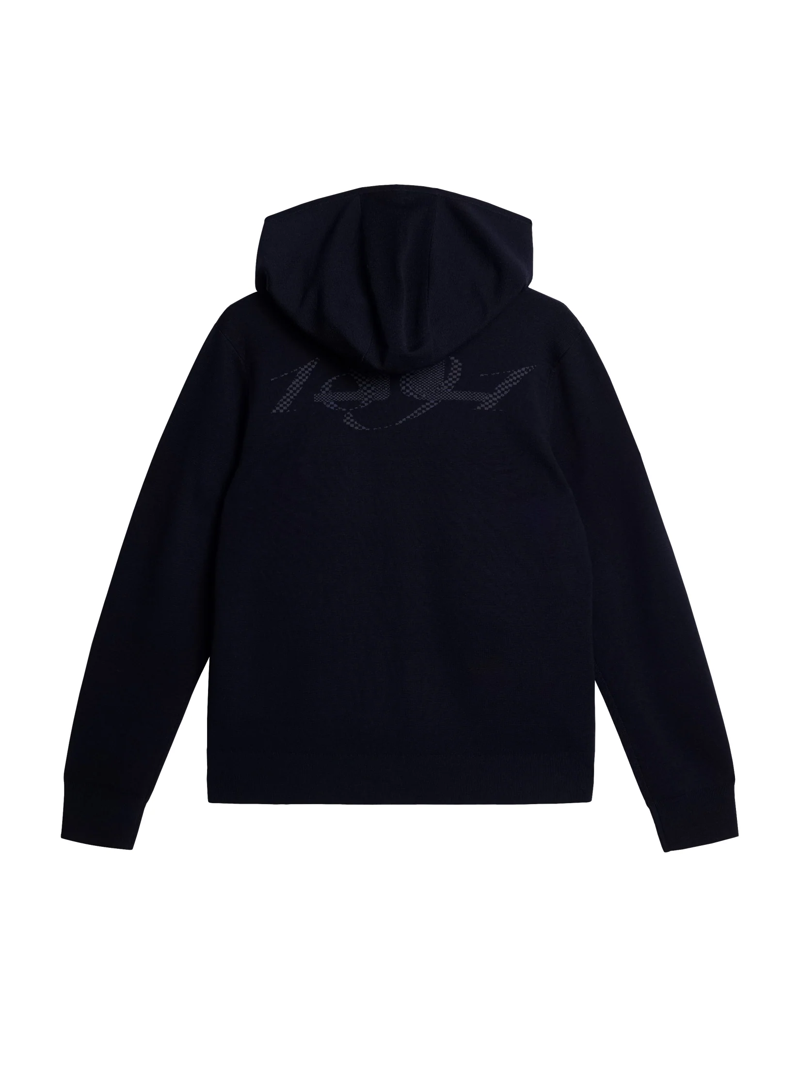 Cameron Hooded Knit Full Zip JL Navy