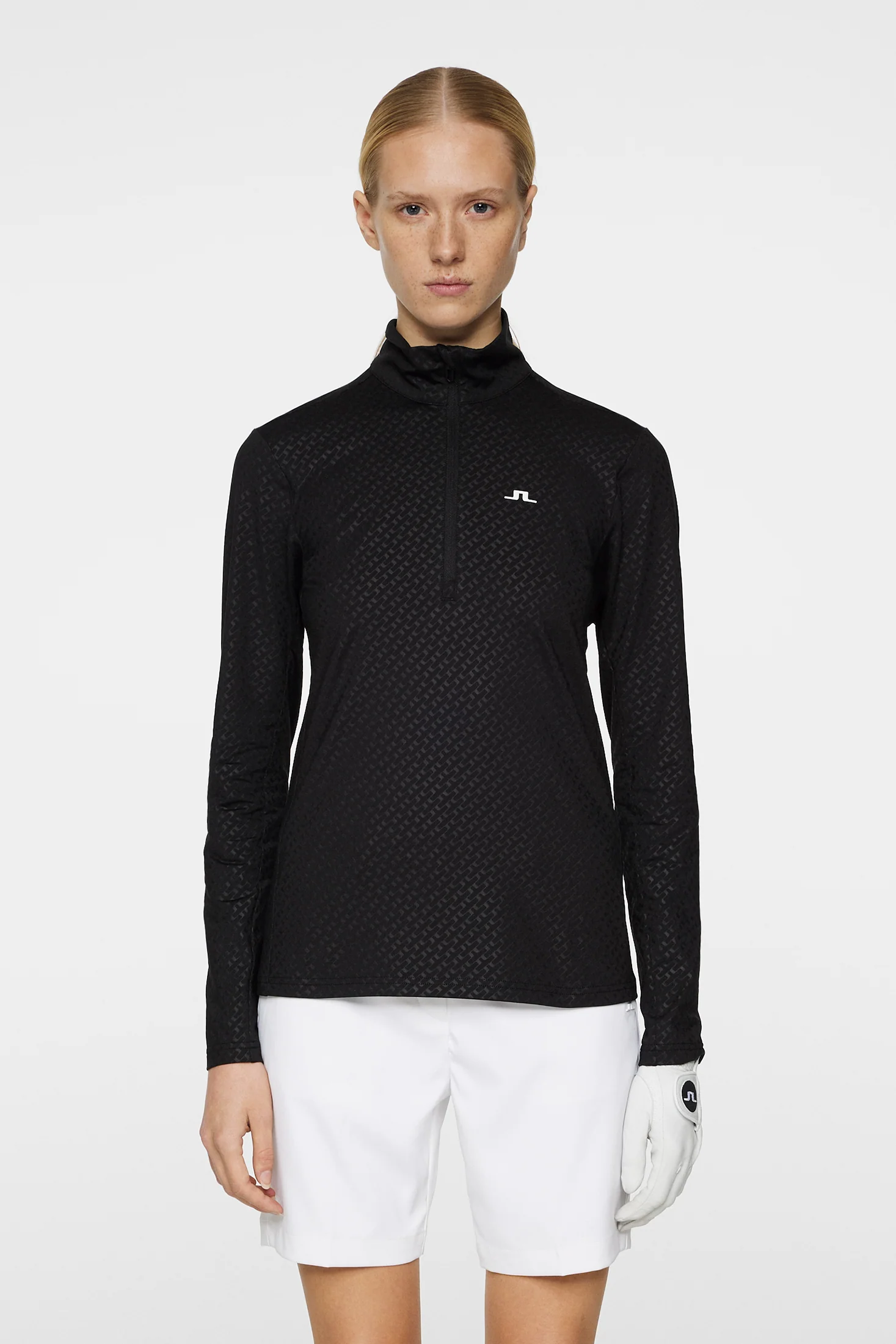 Lauryn Quarter Zip Mid Layer White