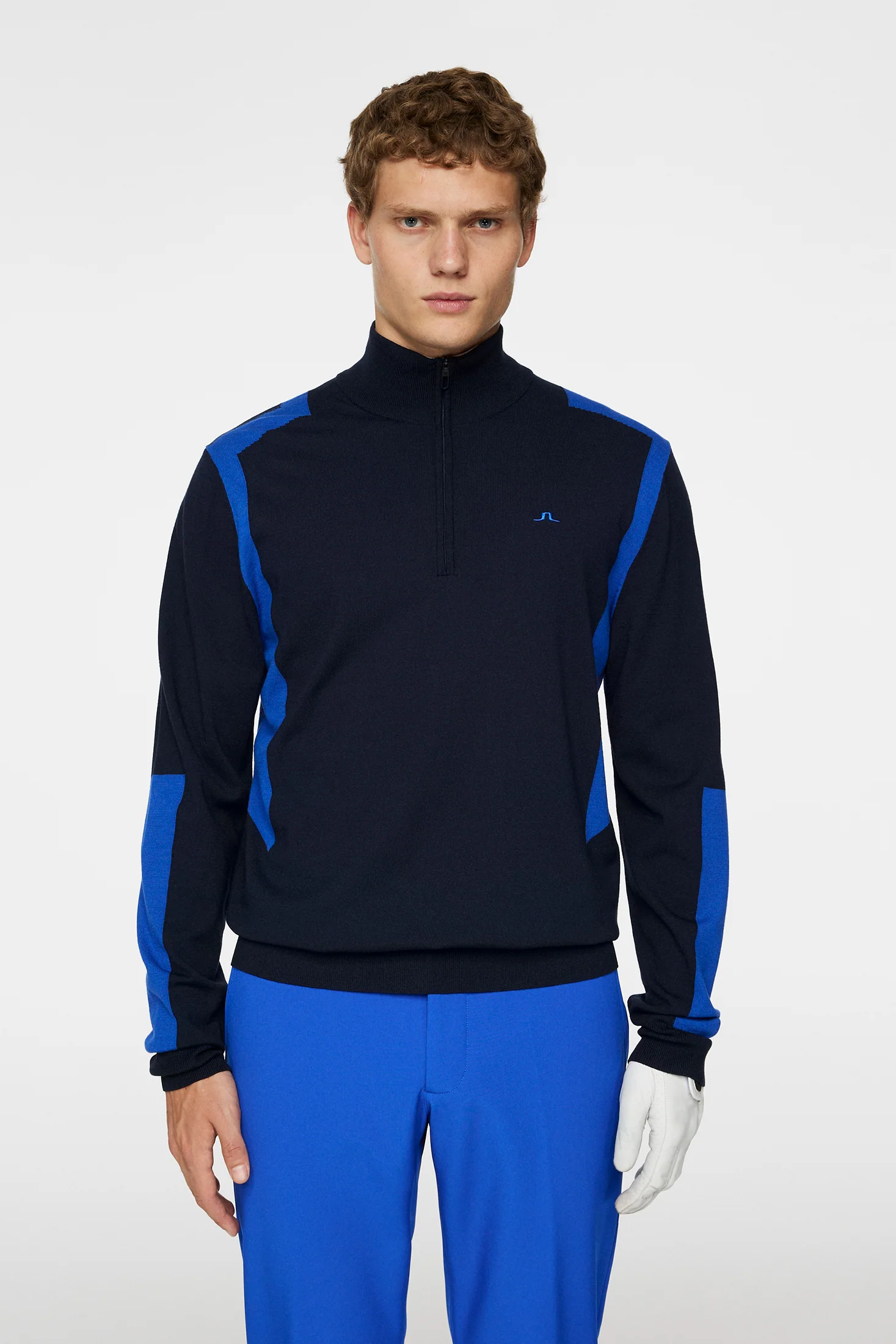 Kendrick Knitted Zip Sweater Rain Washed