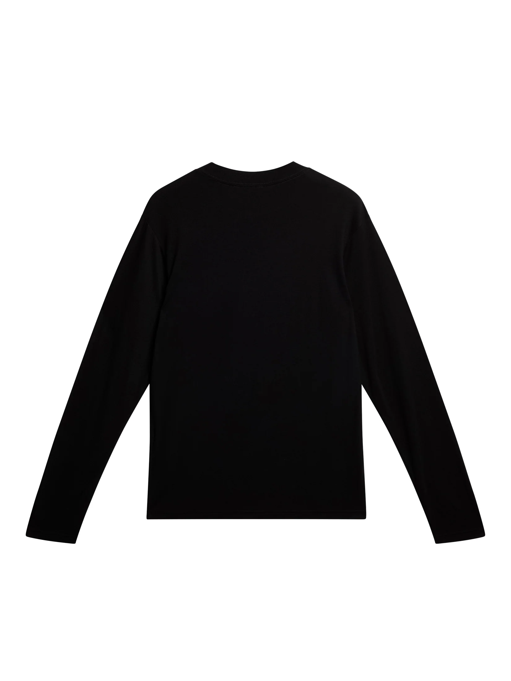 Arnie mock neck LS t-shirt Black
