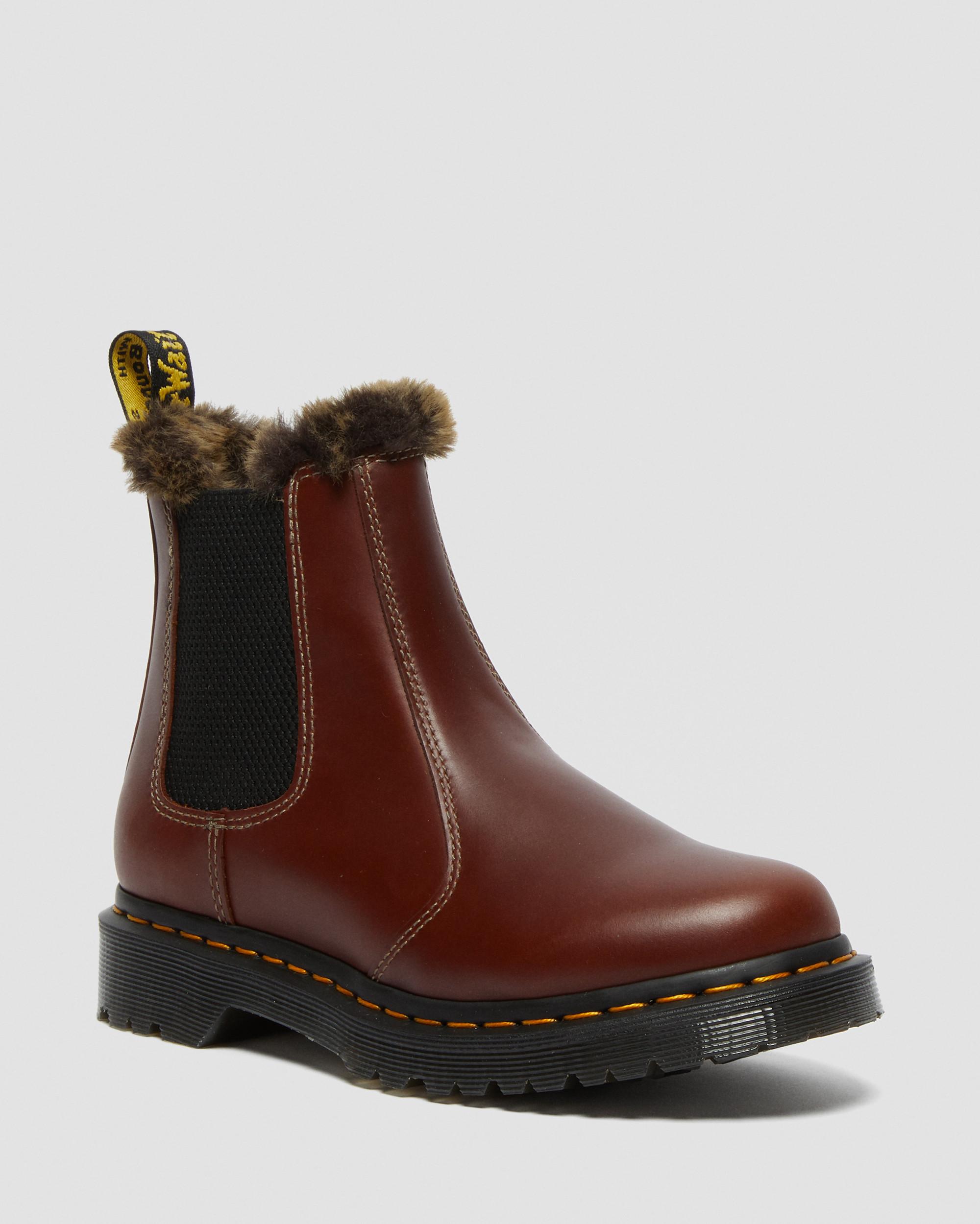 2976 Leonore Abruzzo Faux Fur Lined Chelsea Boots