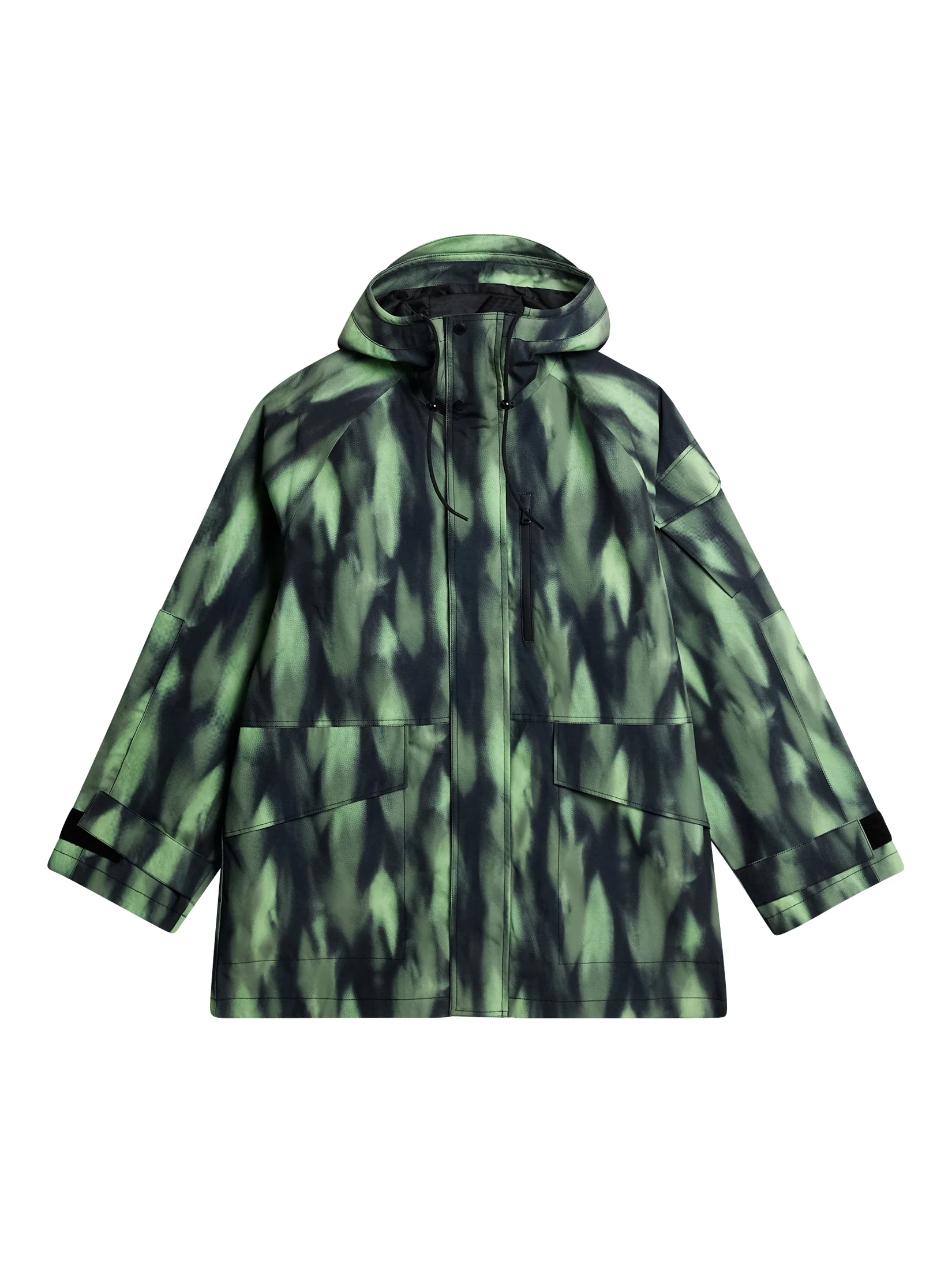 Cadian Printed Jacket Oil Green