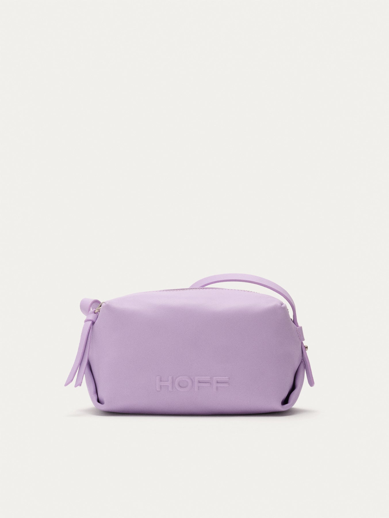 BANDOLERA PIEL HALL LILA