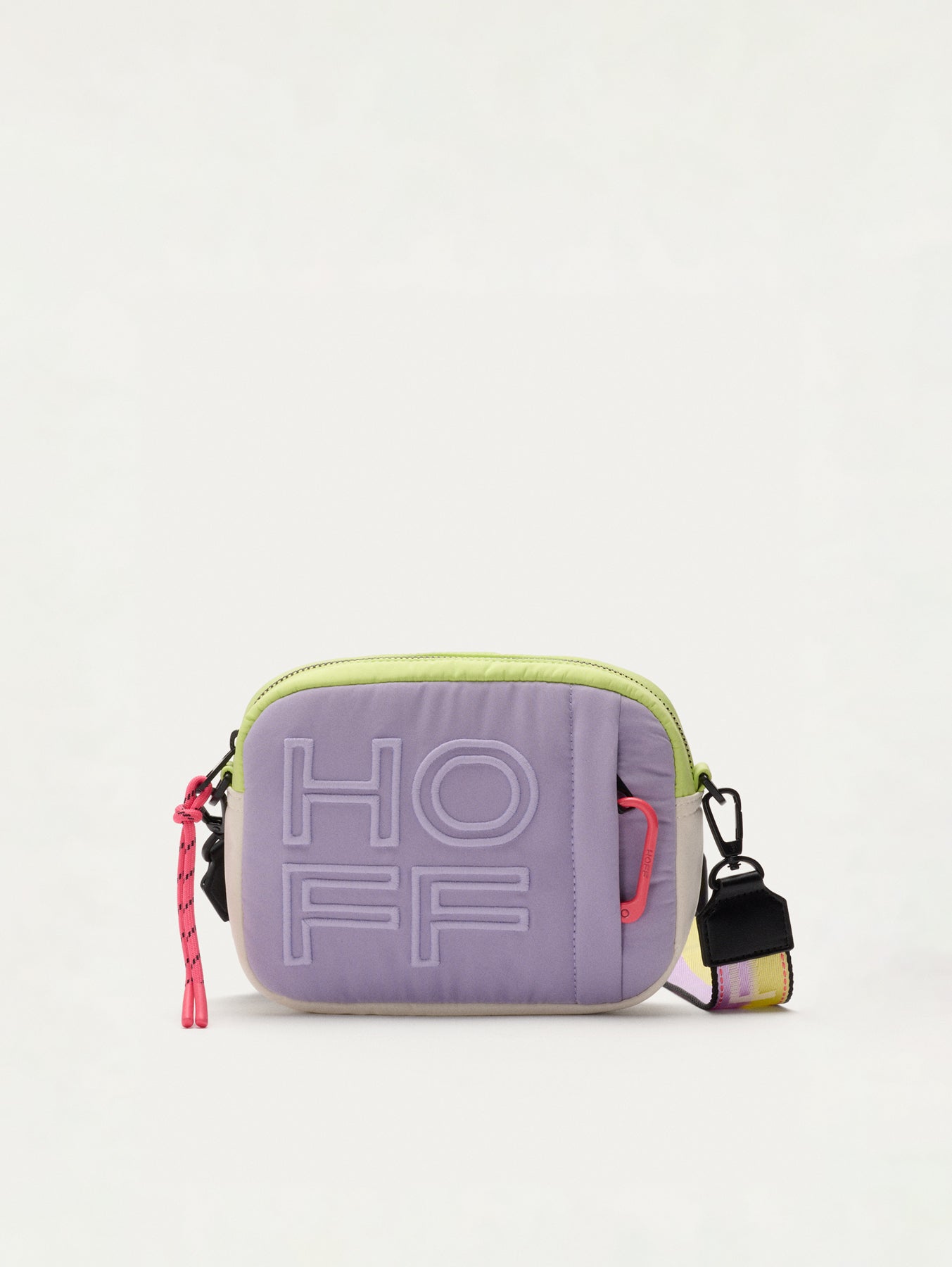 BANDOLERA NYLON BRIDGE LILA