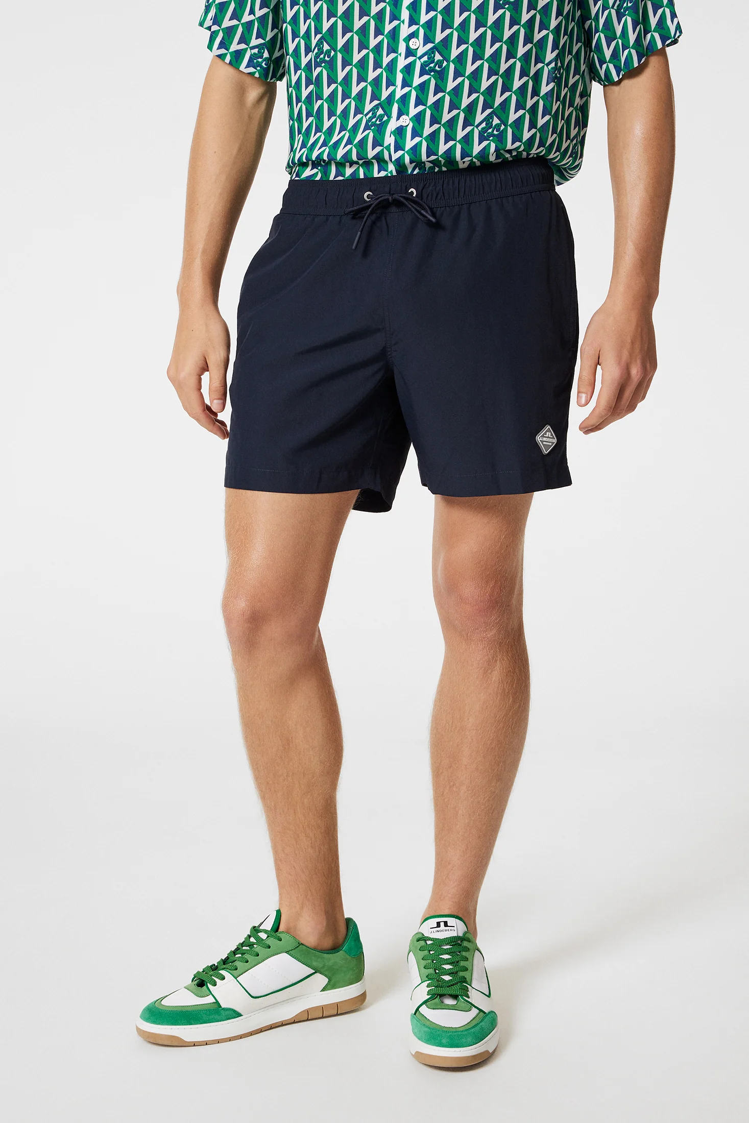 Banks Solid Swim Trunks JL Navy