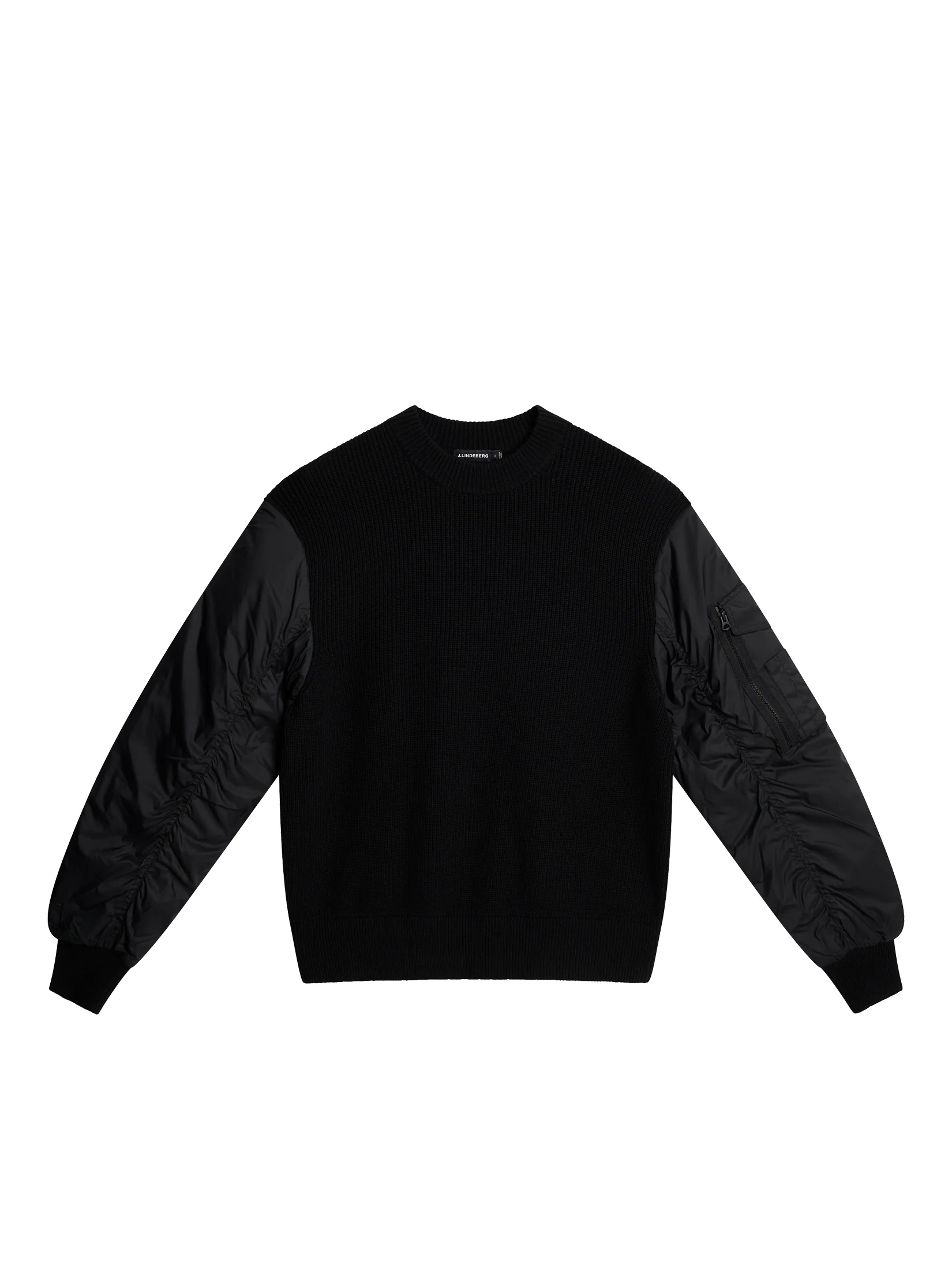 Bow Bomber Knit Hybrid Black
