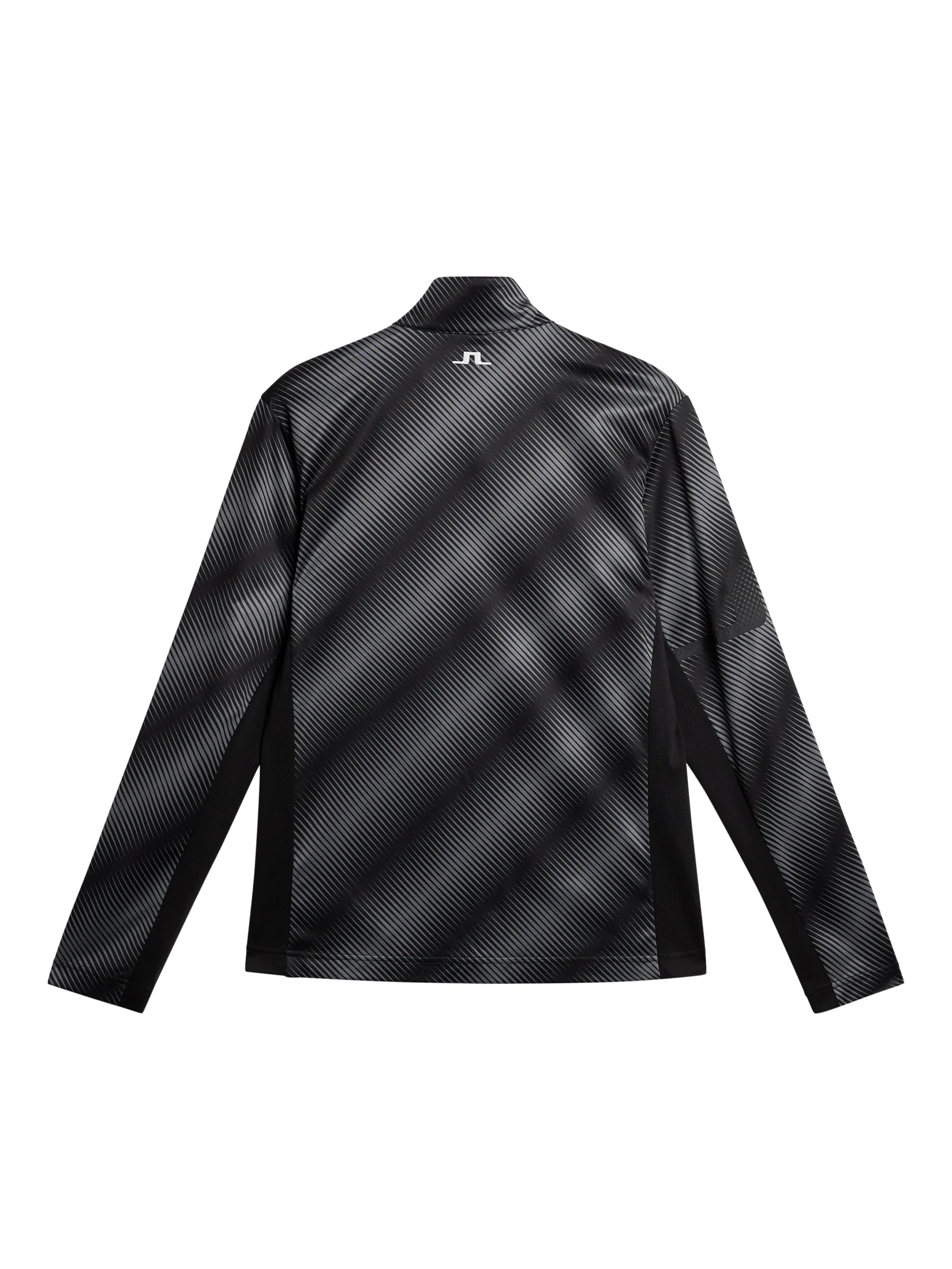 Heath Print Mid Layer Comb Black M