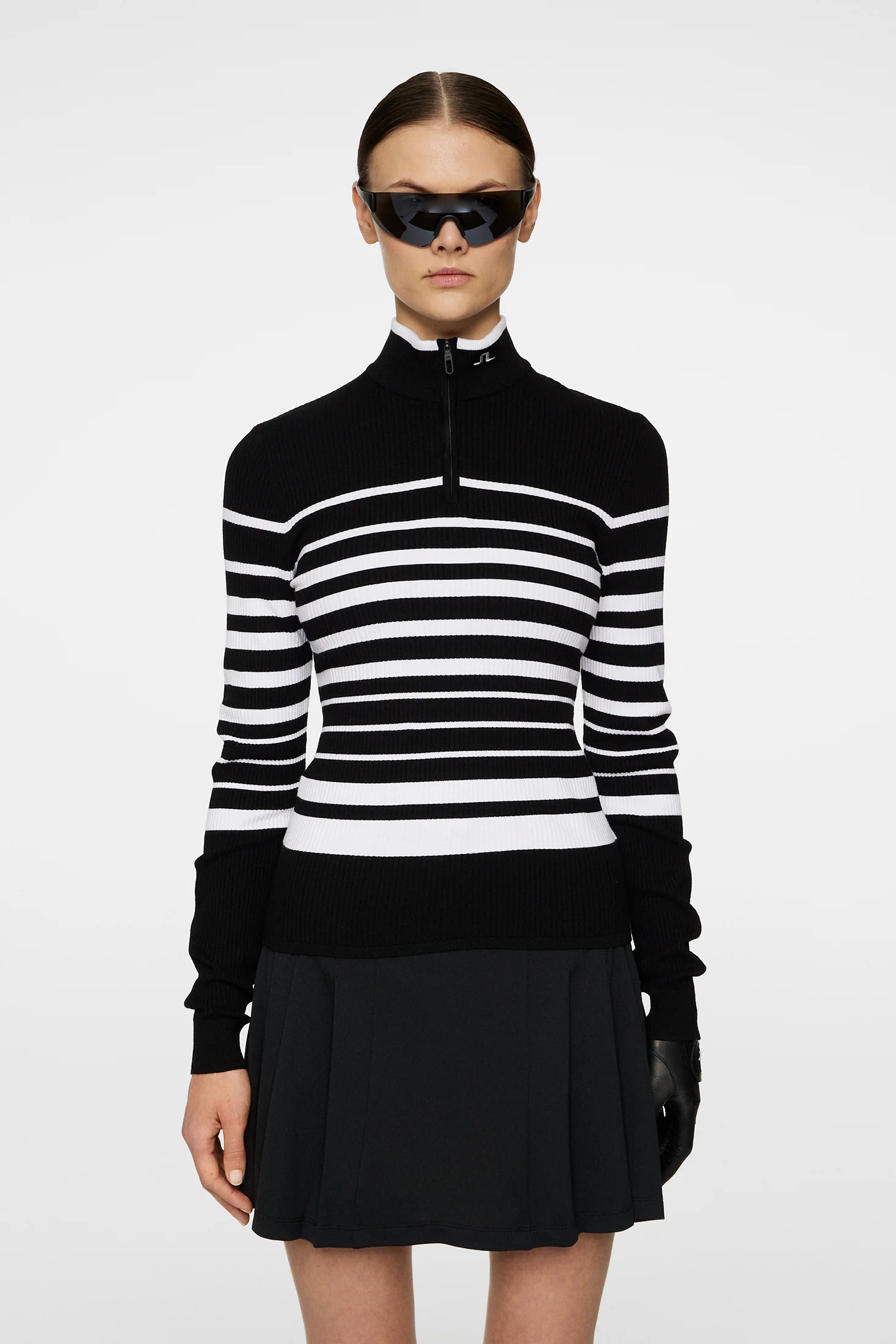 Cheryl Knitted Zip Sweater Nosegay