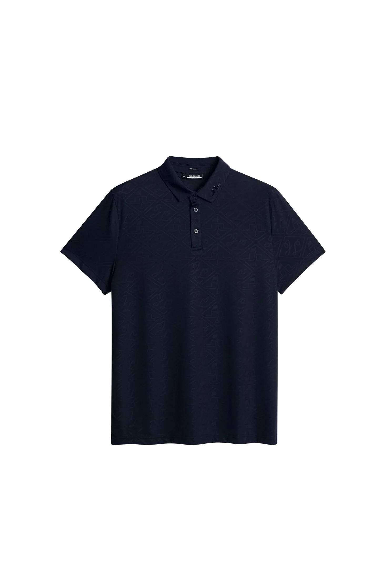 Bison Regular Jacquard Polo Forest Green