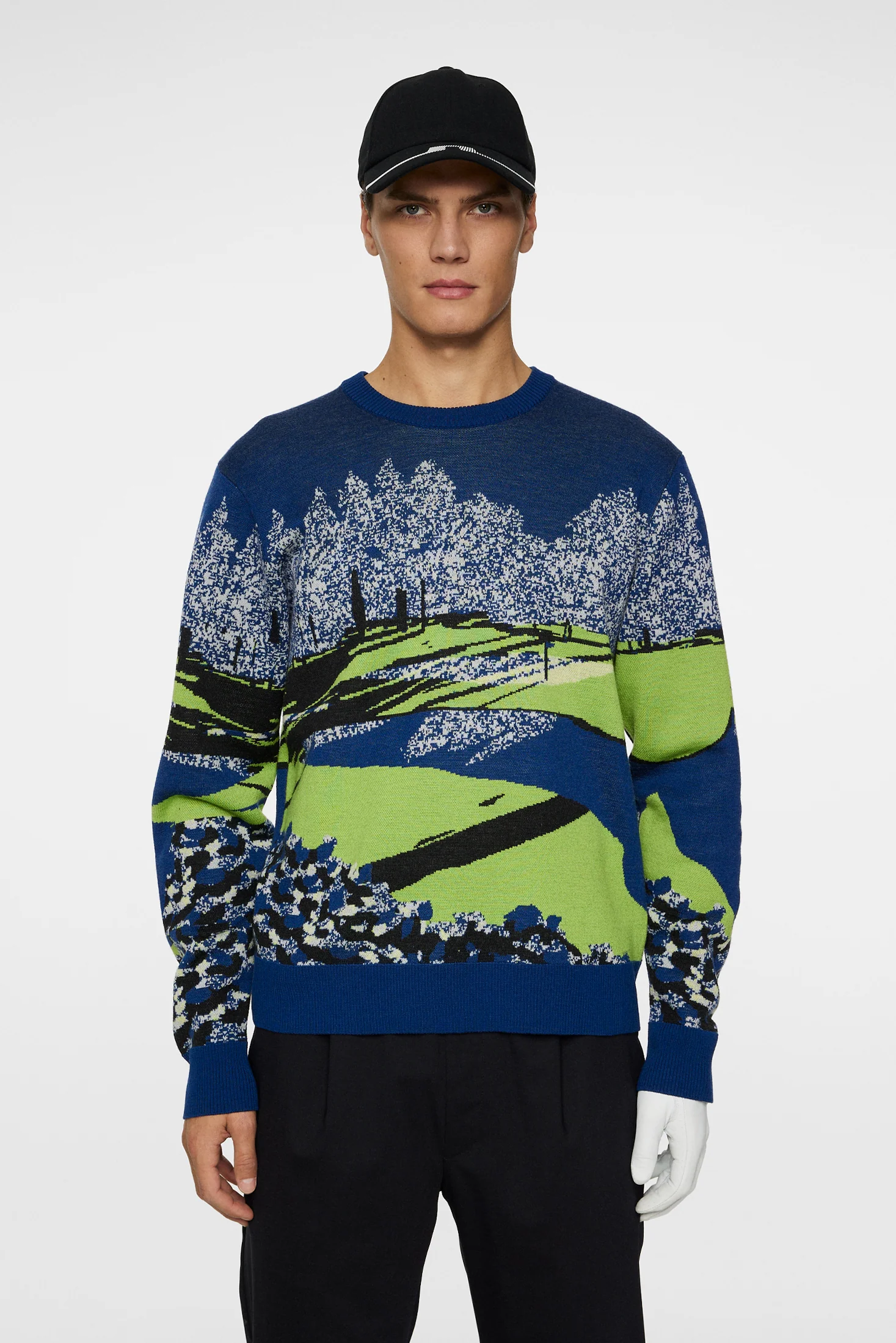 Alexander Jacquard Sweater Watercolor Jacquard Estate