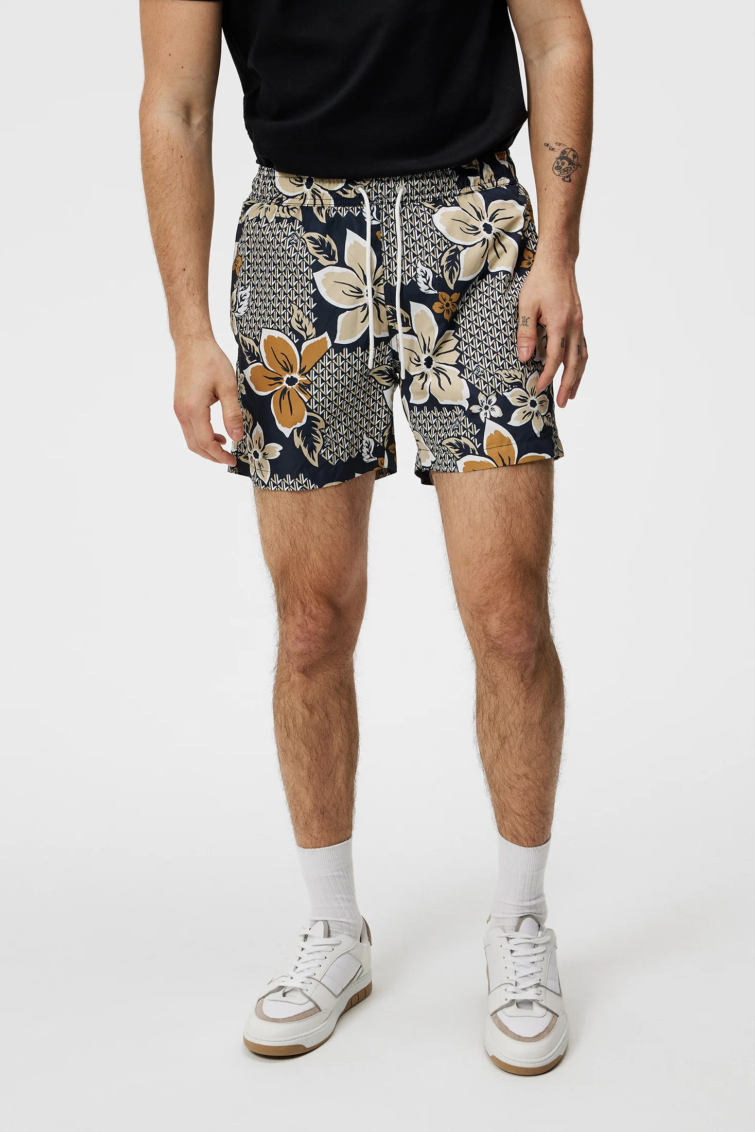 Banks Floral Swim Trunks Island Floral Mix Safari