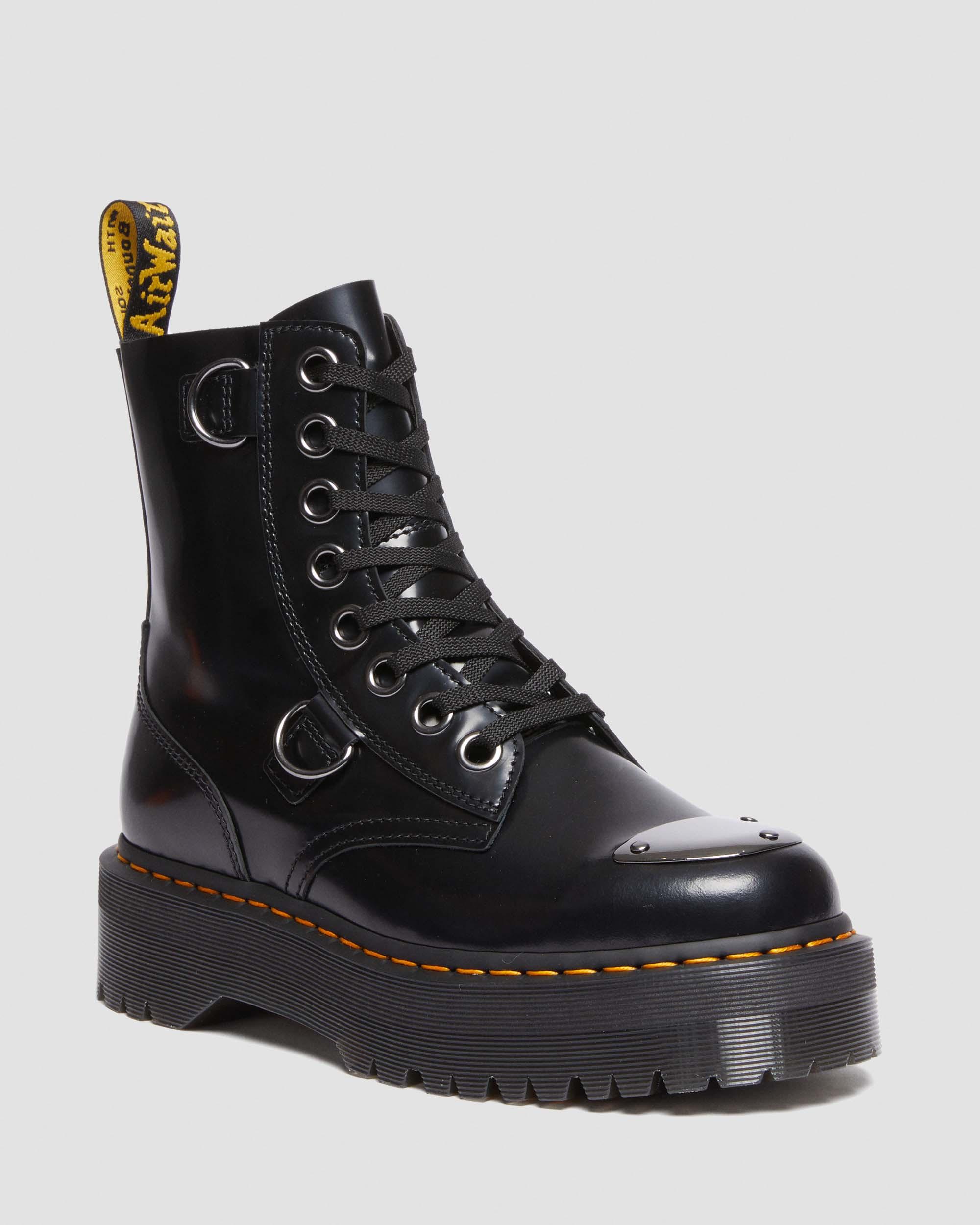 Jadon Buttero Leather Platform Boots