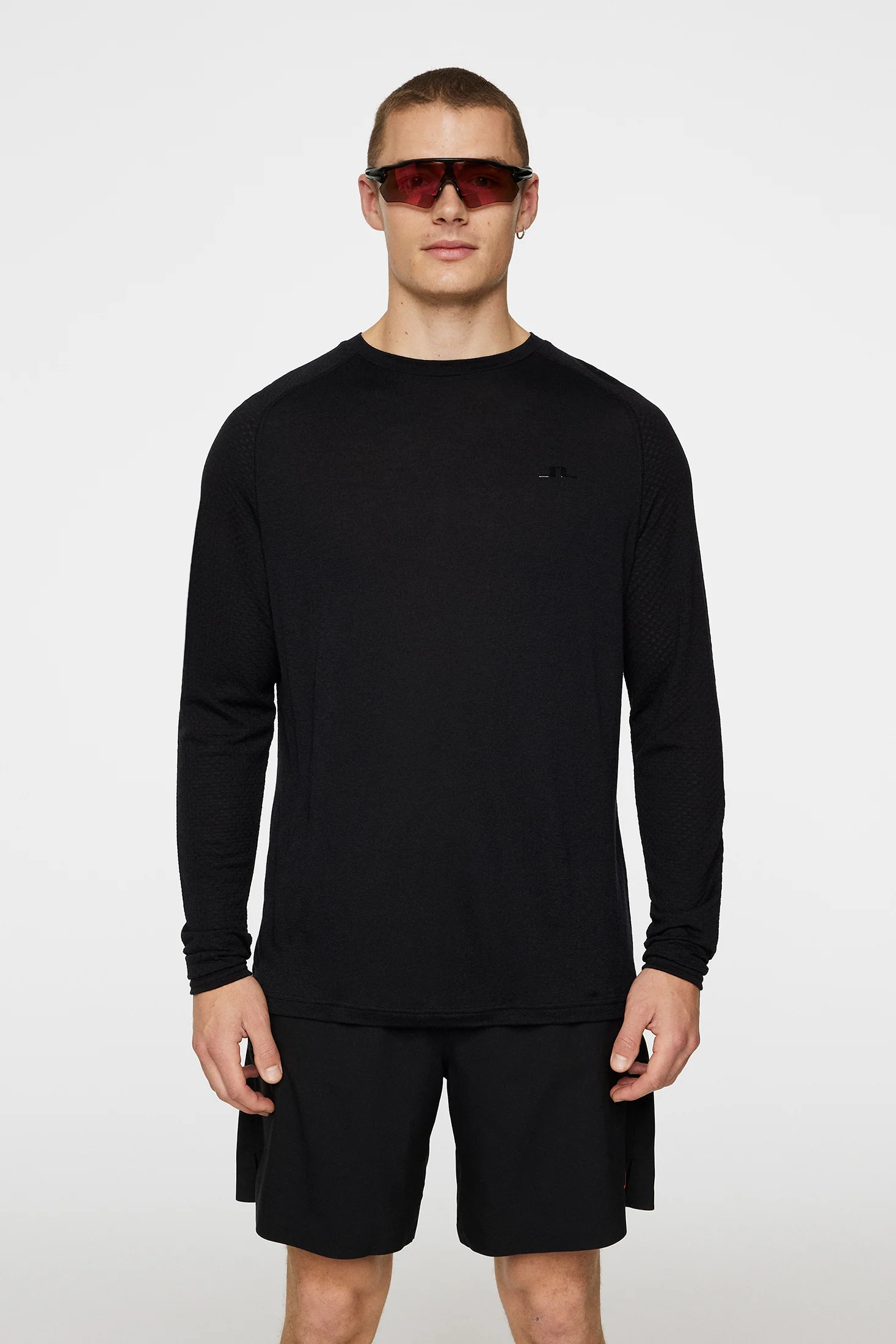 Brent Wool Long Sleeve Black