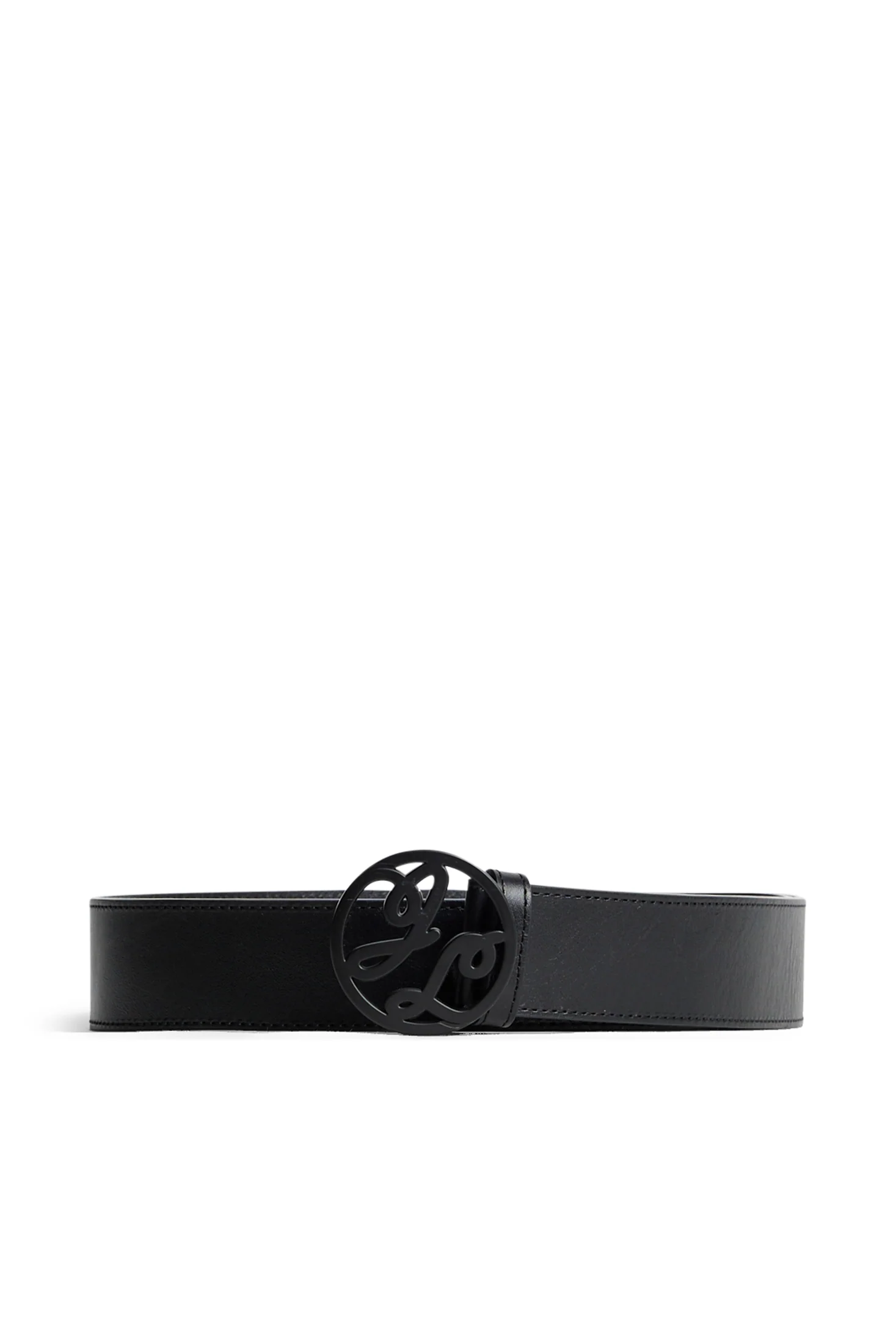 Brynn Leather Belt Black