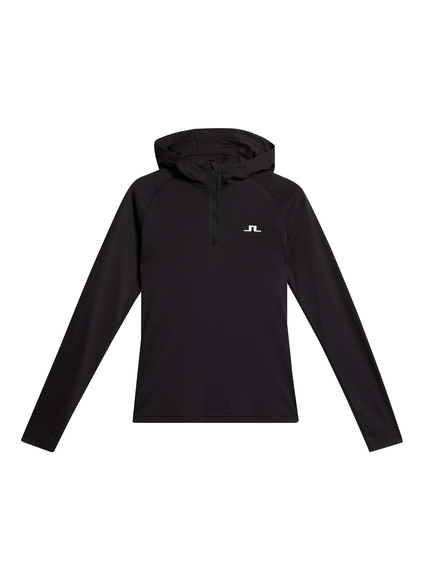 Agnes Quarter Zip Hood Black