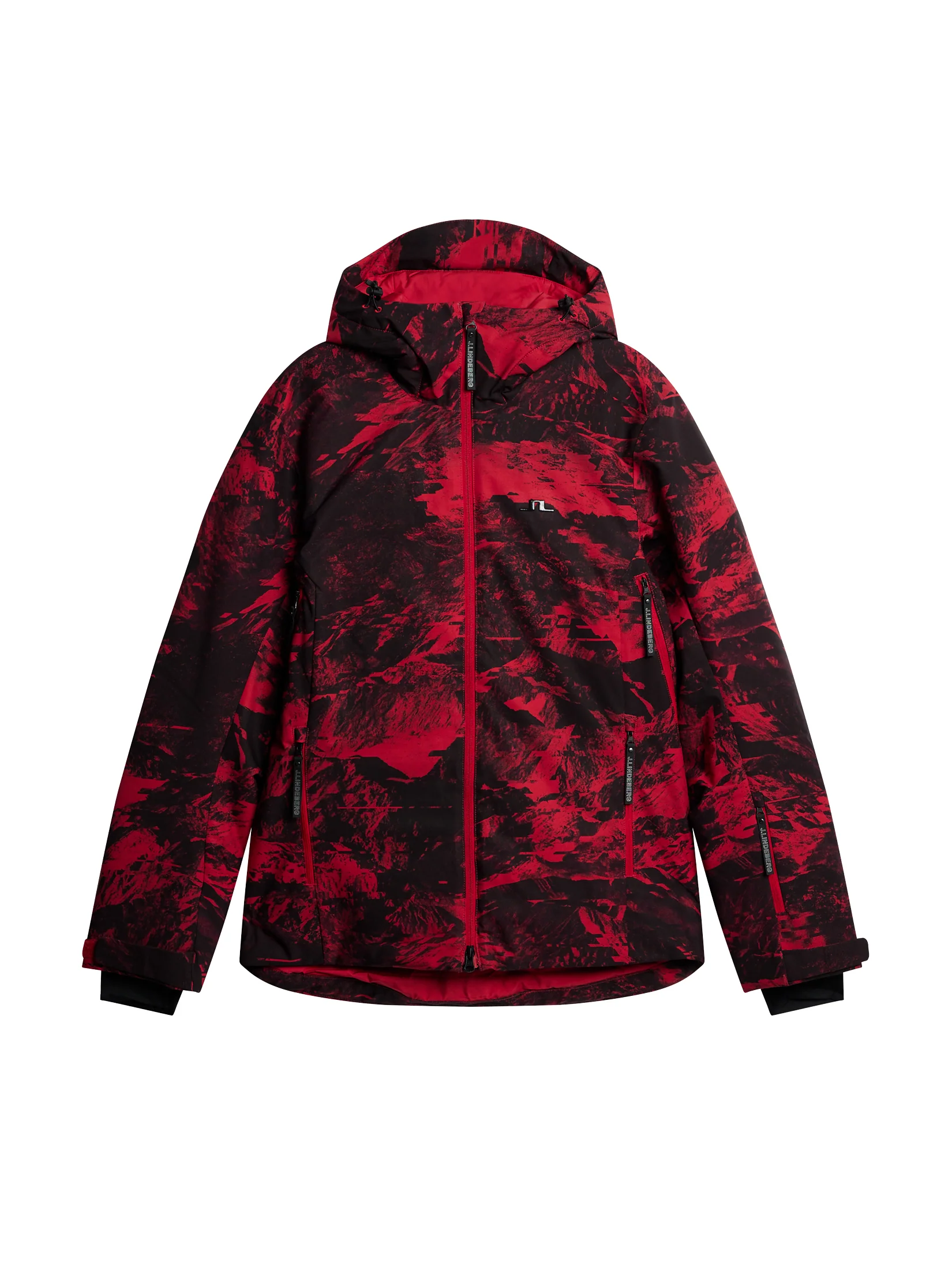 Ace Jacket Printed Glitch Bridge Blue
