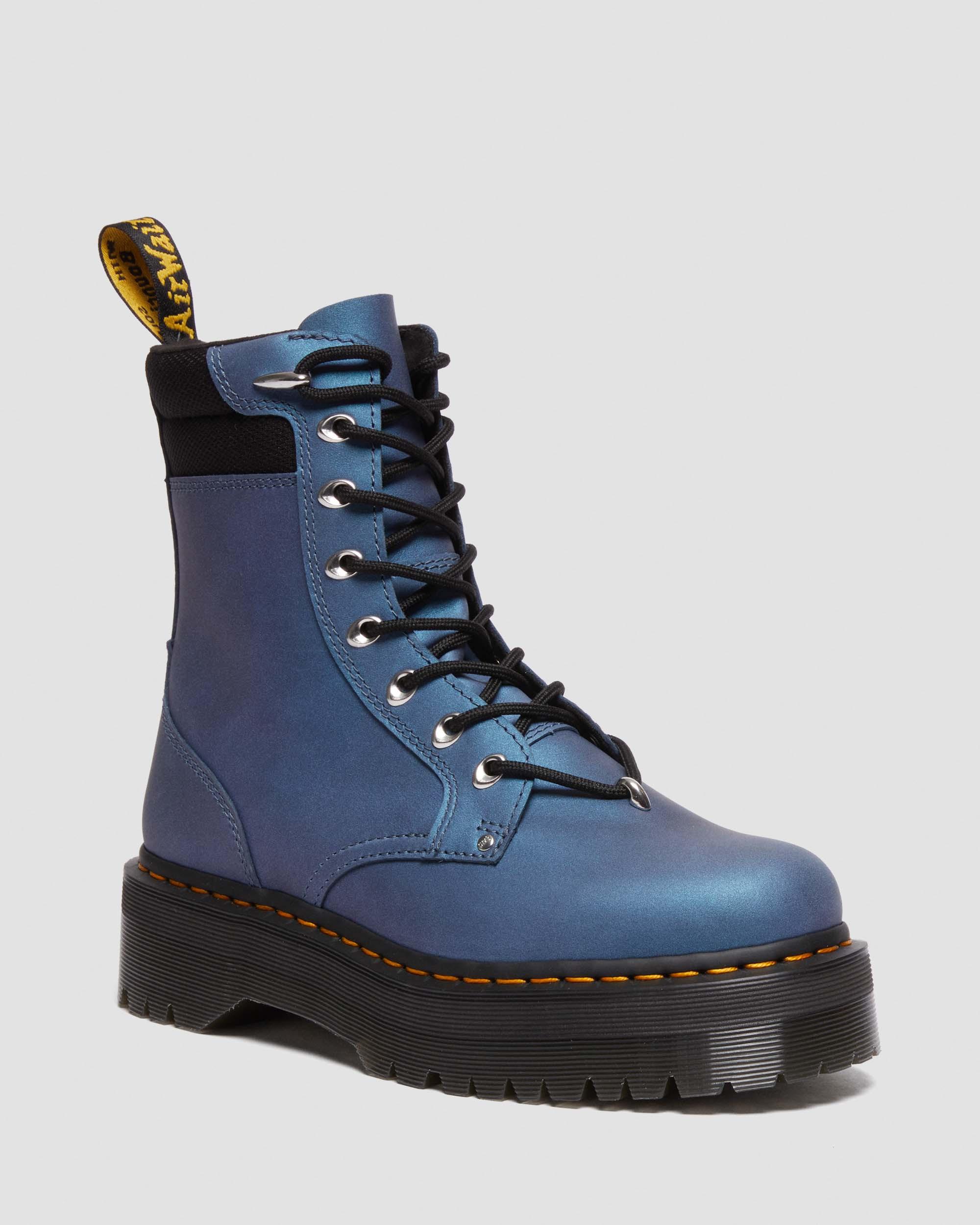 Jadon II Hardware Leather Platform Boots