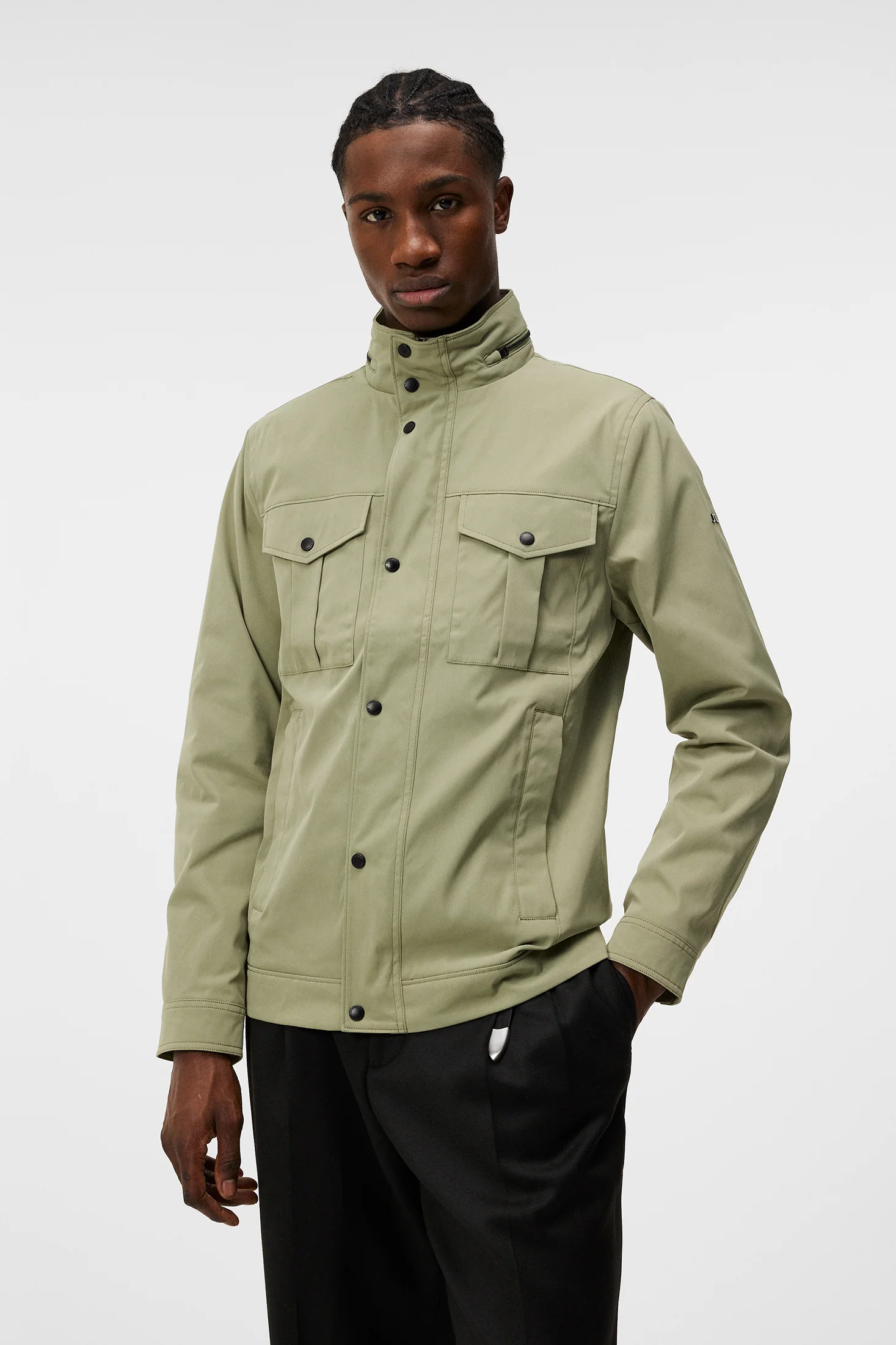 Bailey Poly Jacket Oil Green