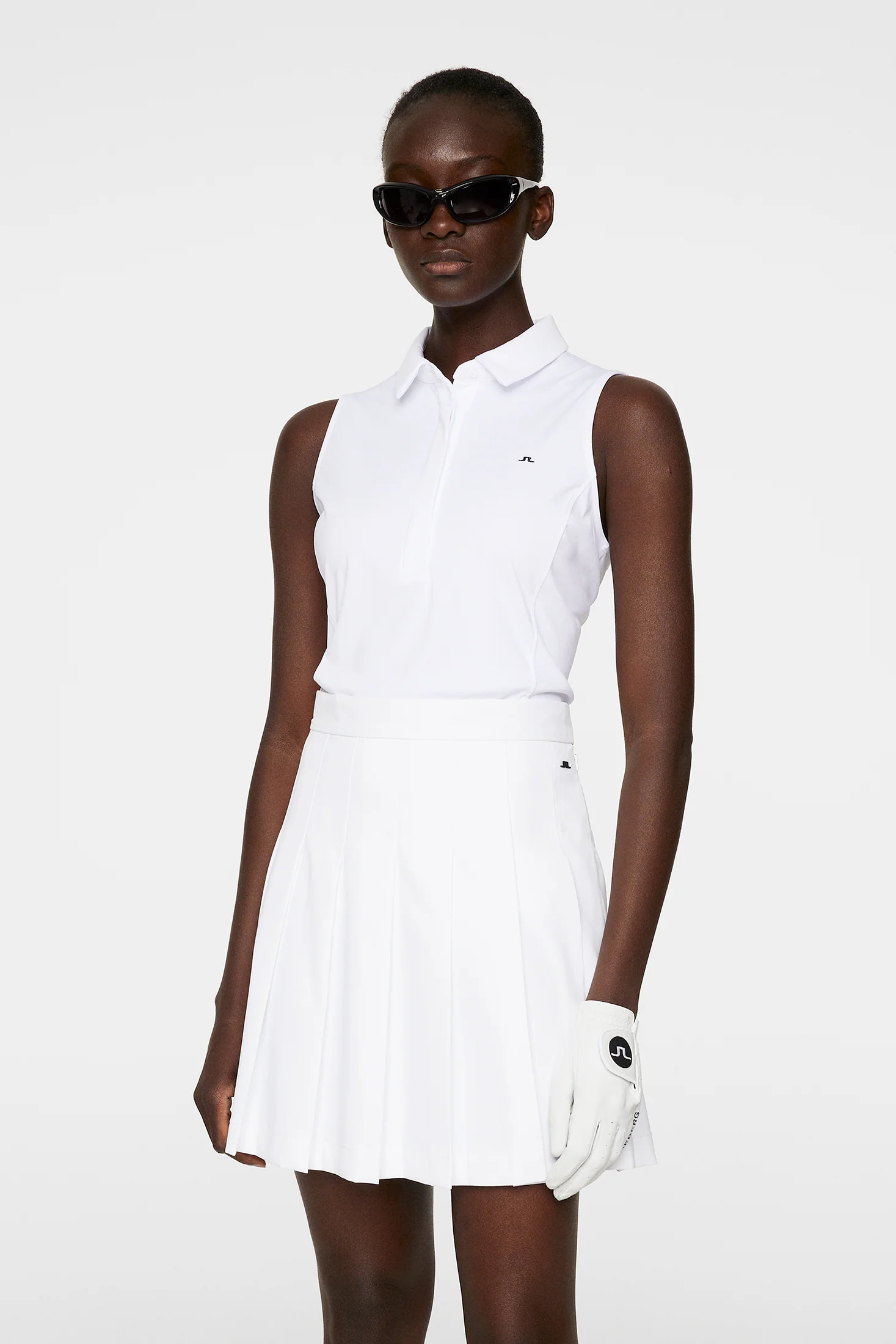 Dena Sleeveless Top White