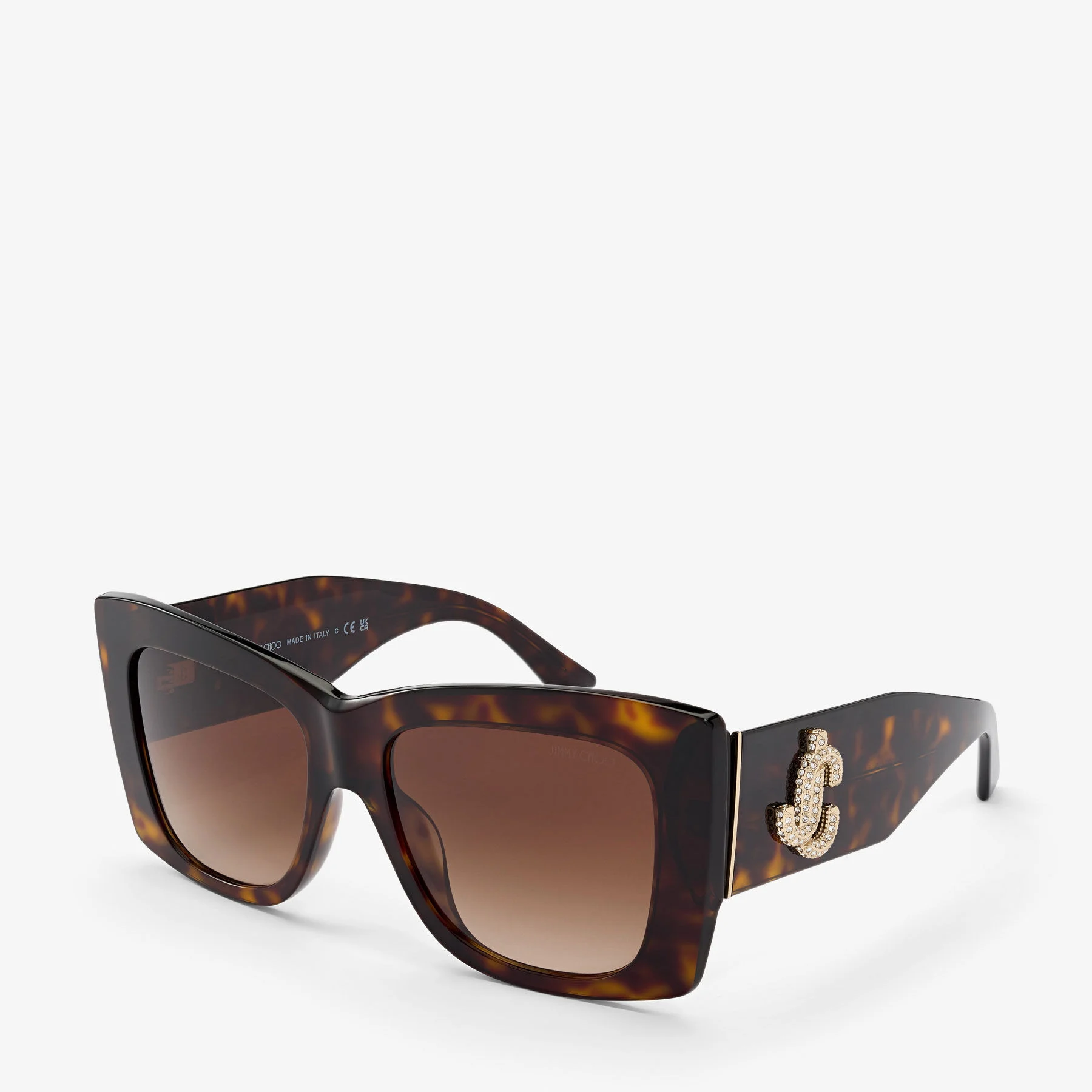 Juliana Brown Havana Square Sunglasses