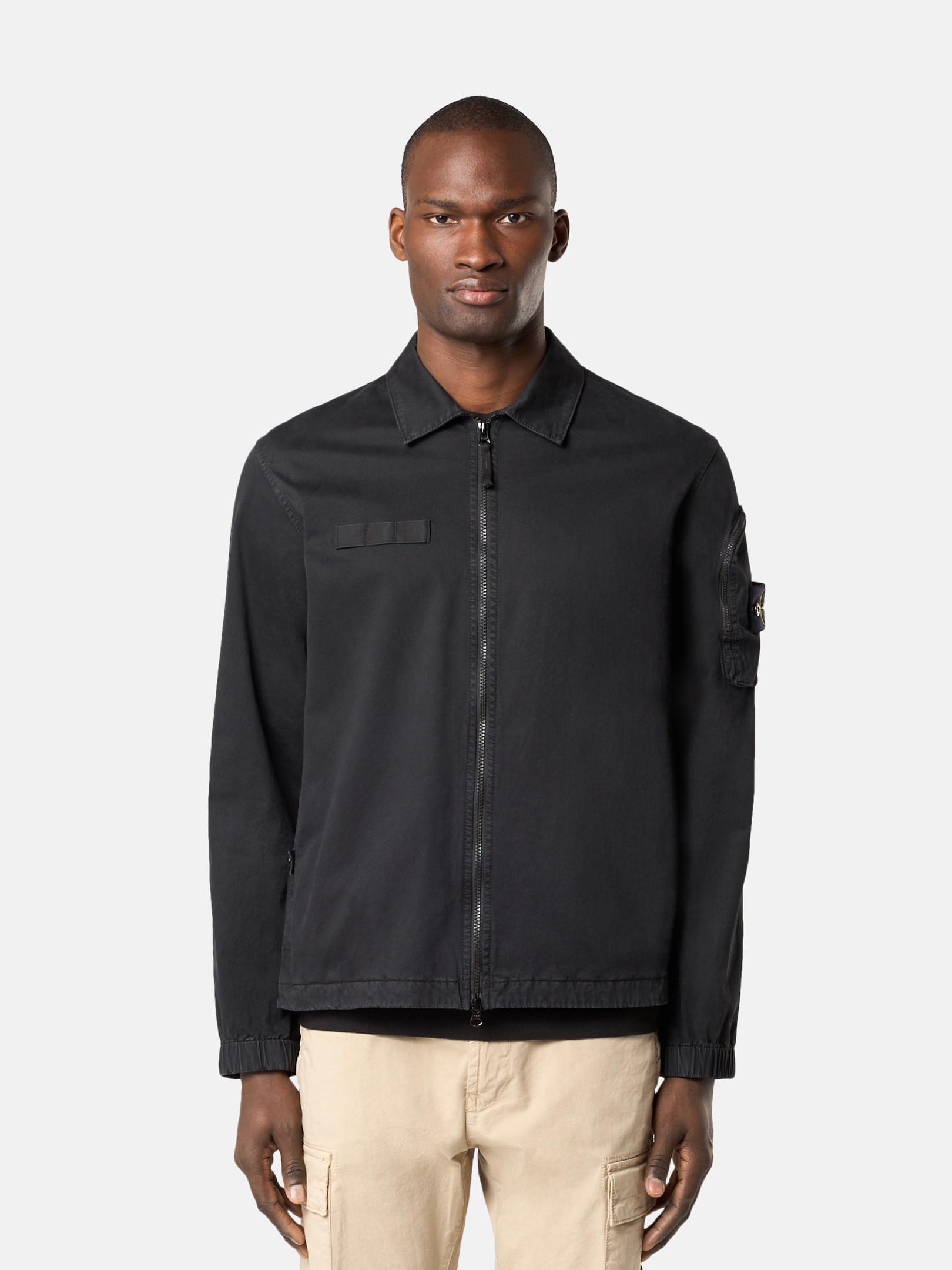 1200003 ORGANIC STRETCH BROKEN TWILL COTTON 'OLD' EFFECT
