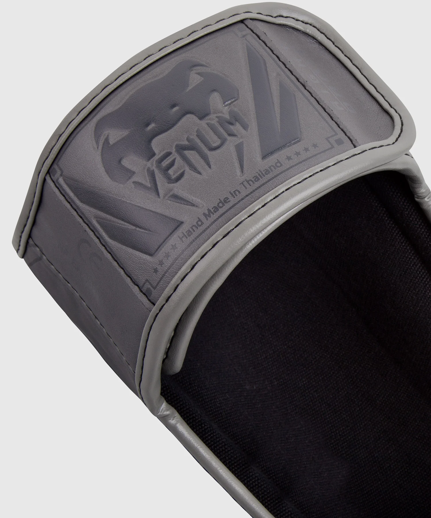 Venum Elite Standup Shinguards - Grey/Grey