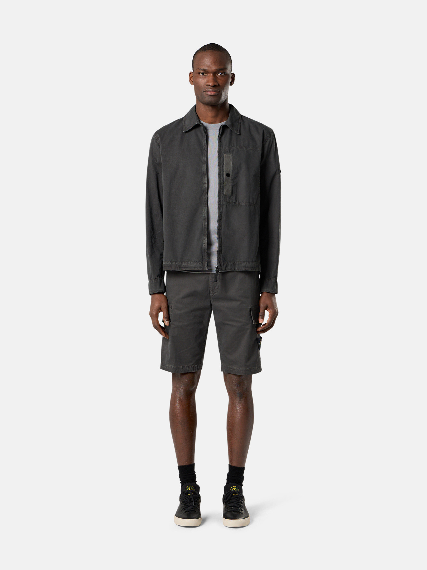 L100L12 STRETCH ORGANIC BROKEN TWILL COTTON 'OLD' EFFECT