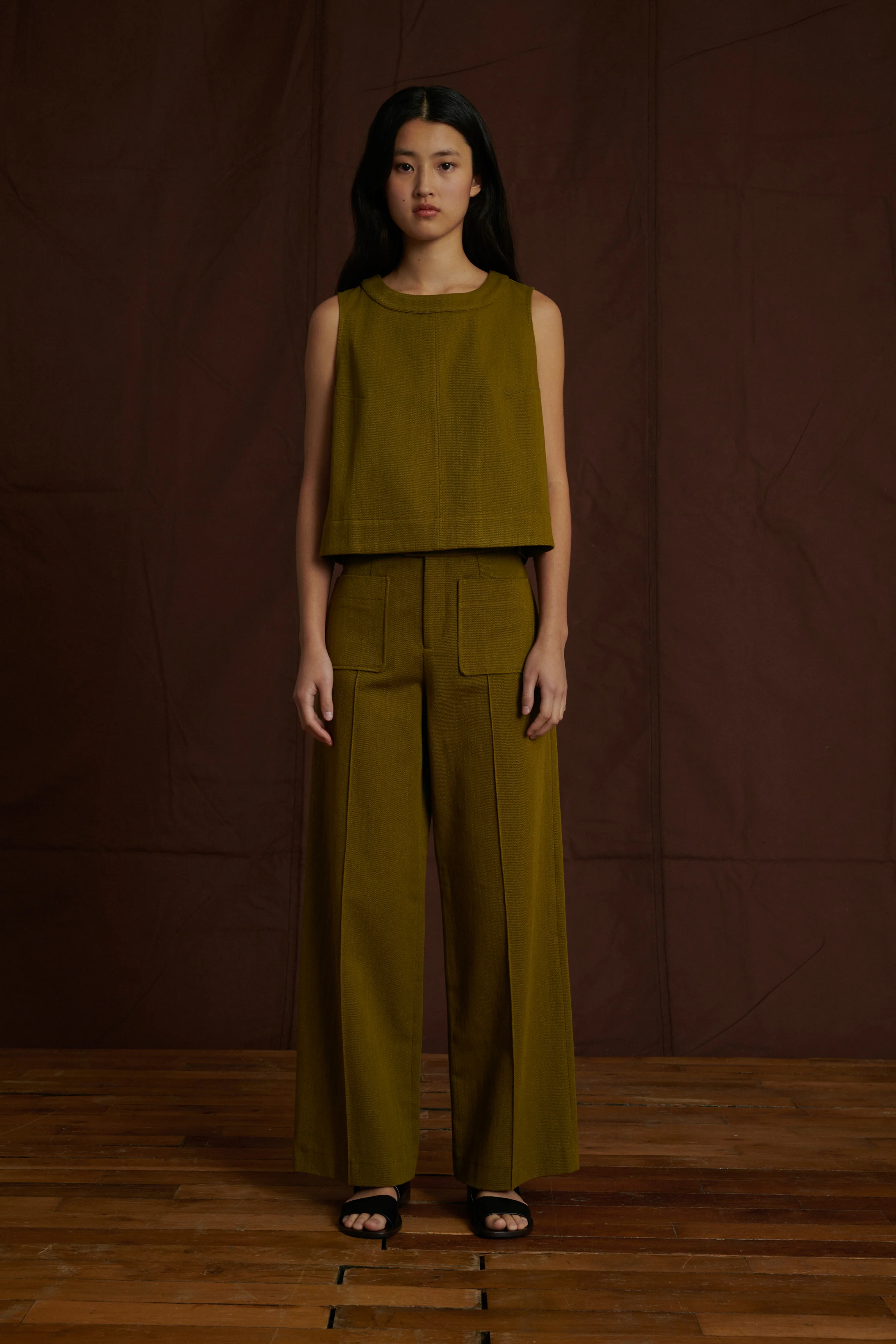 HARRY KHAKI TROUSERS